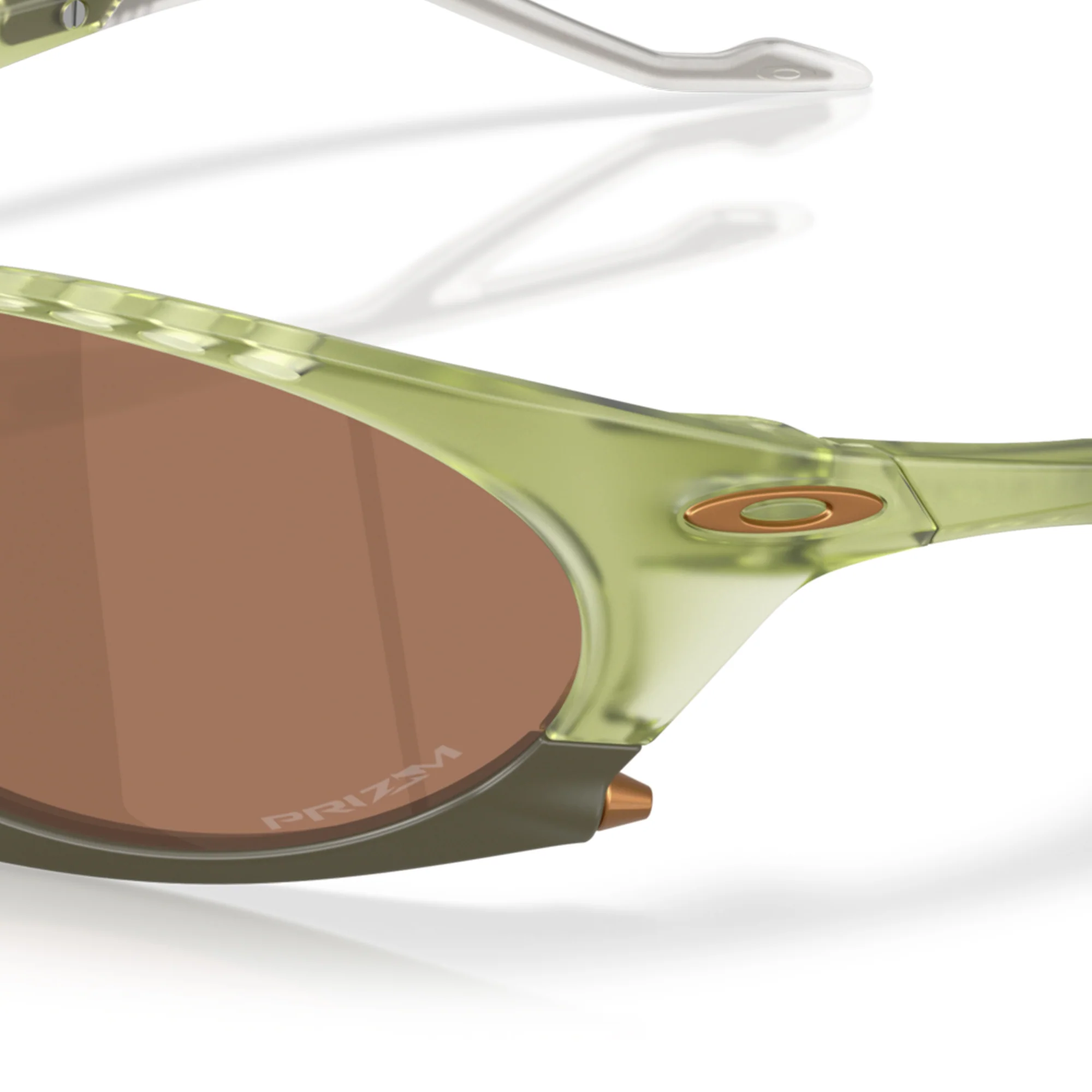 Oakley Plantaris Matte Trans Fern W/ Prizm Tungsten Sunglasses - Image 4