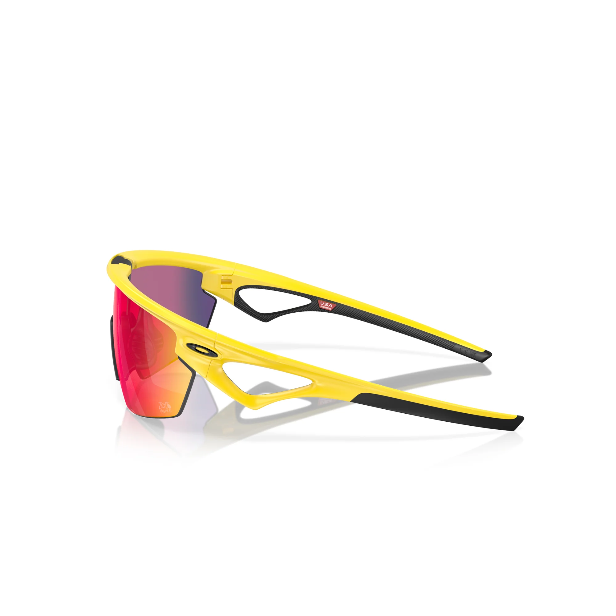 Oakley Sphaera Matte Yellow W/ Prizm Road Sunglasses - Image 3