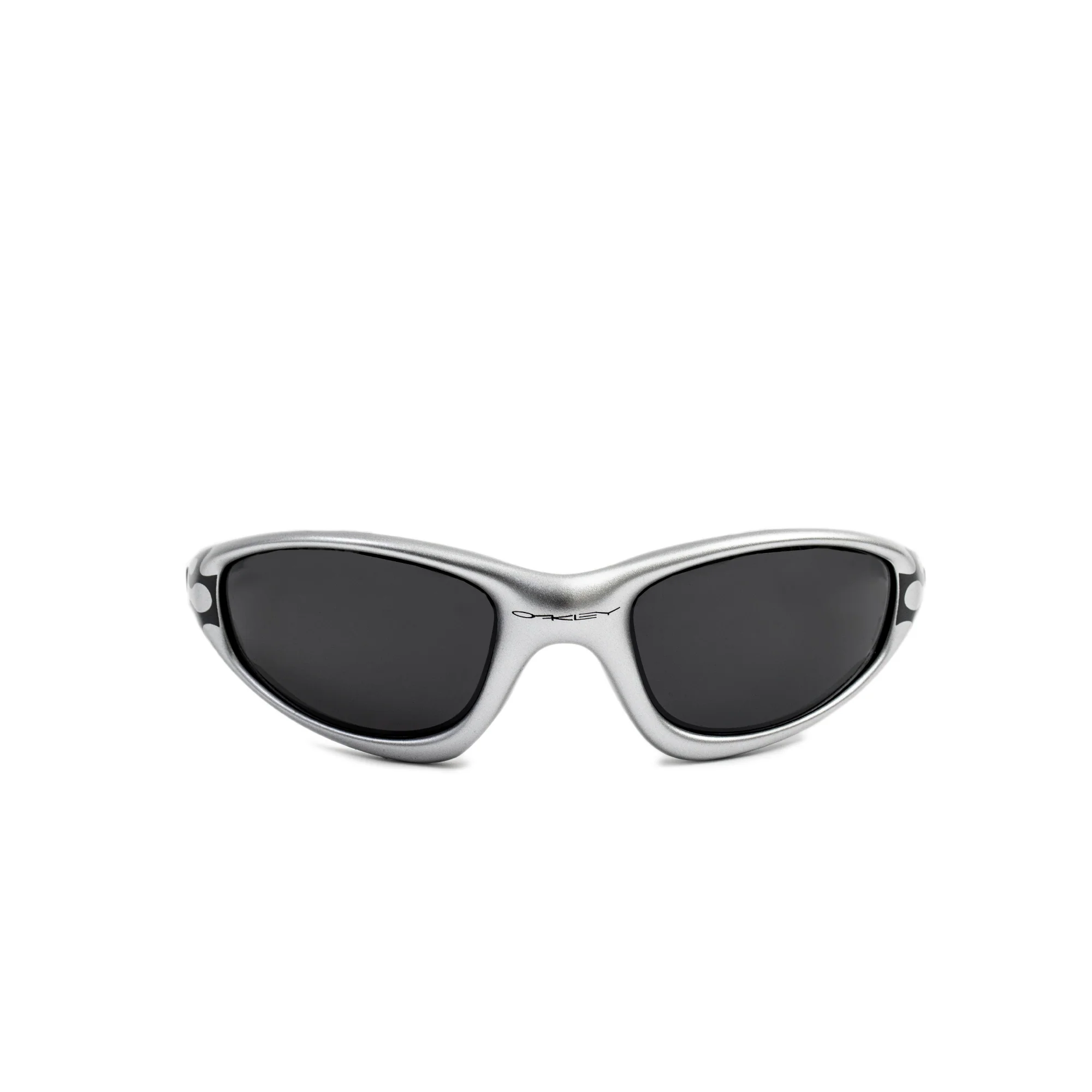 Oakley MUZM Straight Jacket 99 X-Silver Flames w/ Prizm Black Sunglasses