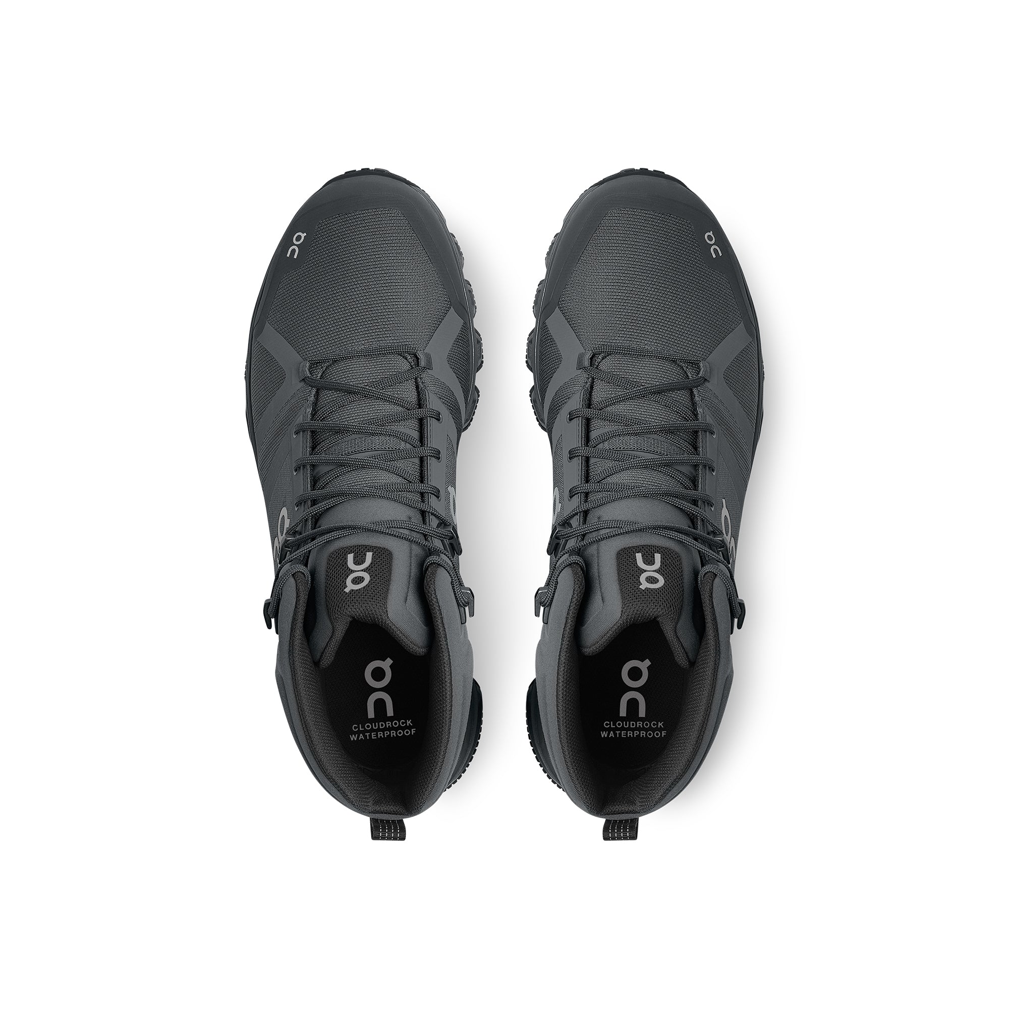 On Mens Cloudrock Waterproof Shoes 'Rock/Eclipse' - Image 2