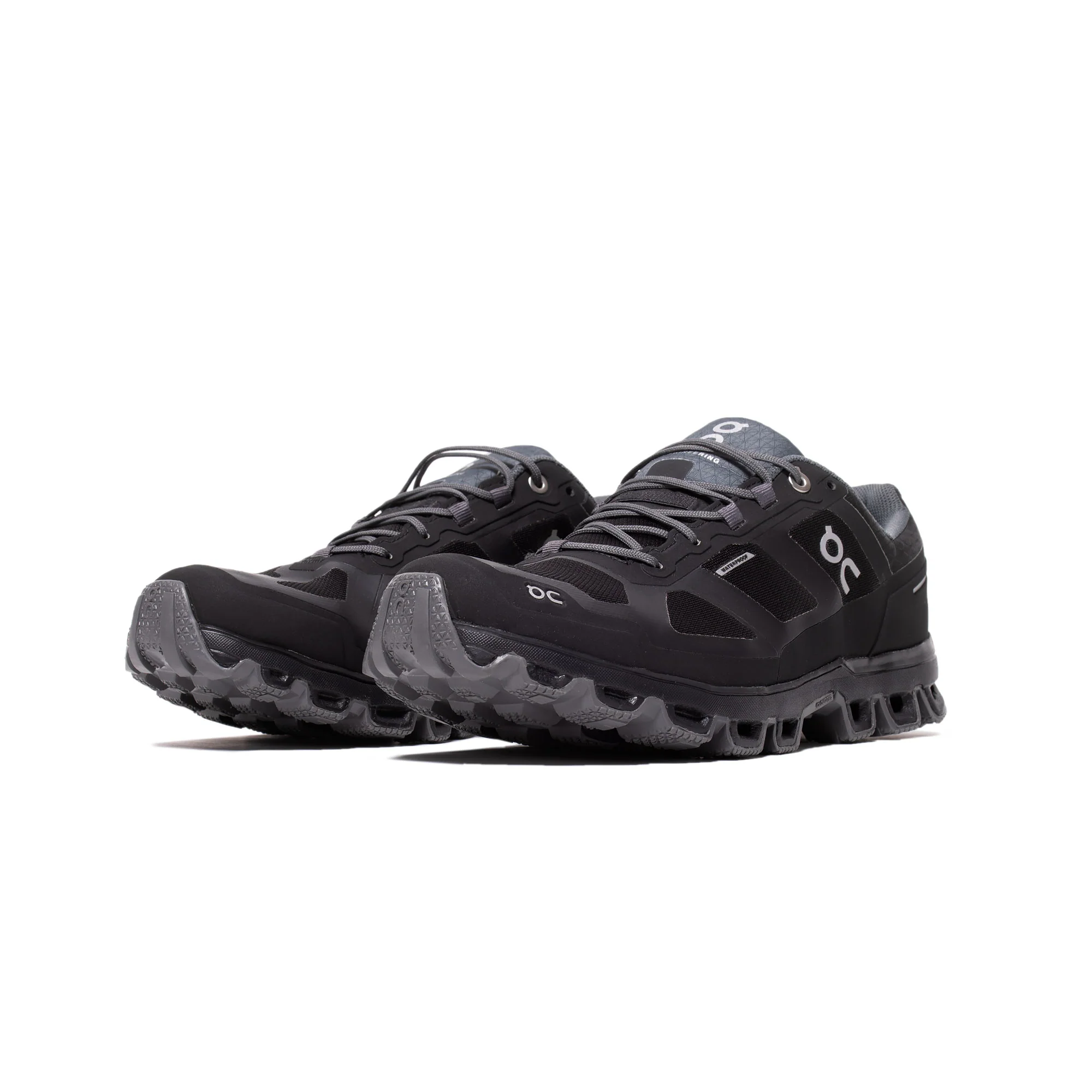 On! Men's Cloudventure Waterproof in Black & Graphite - Image 2