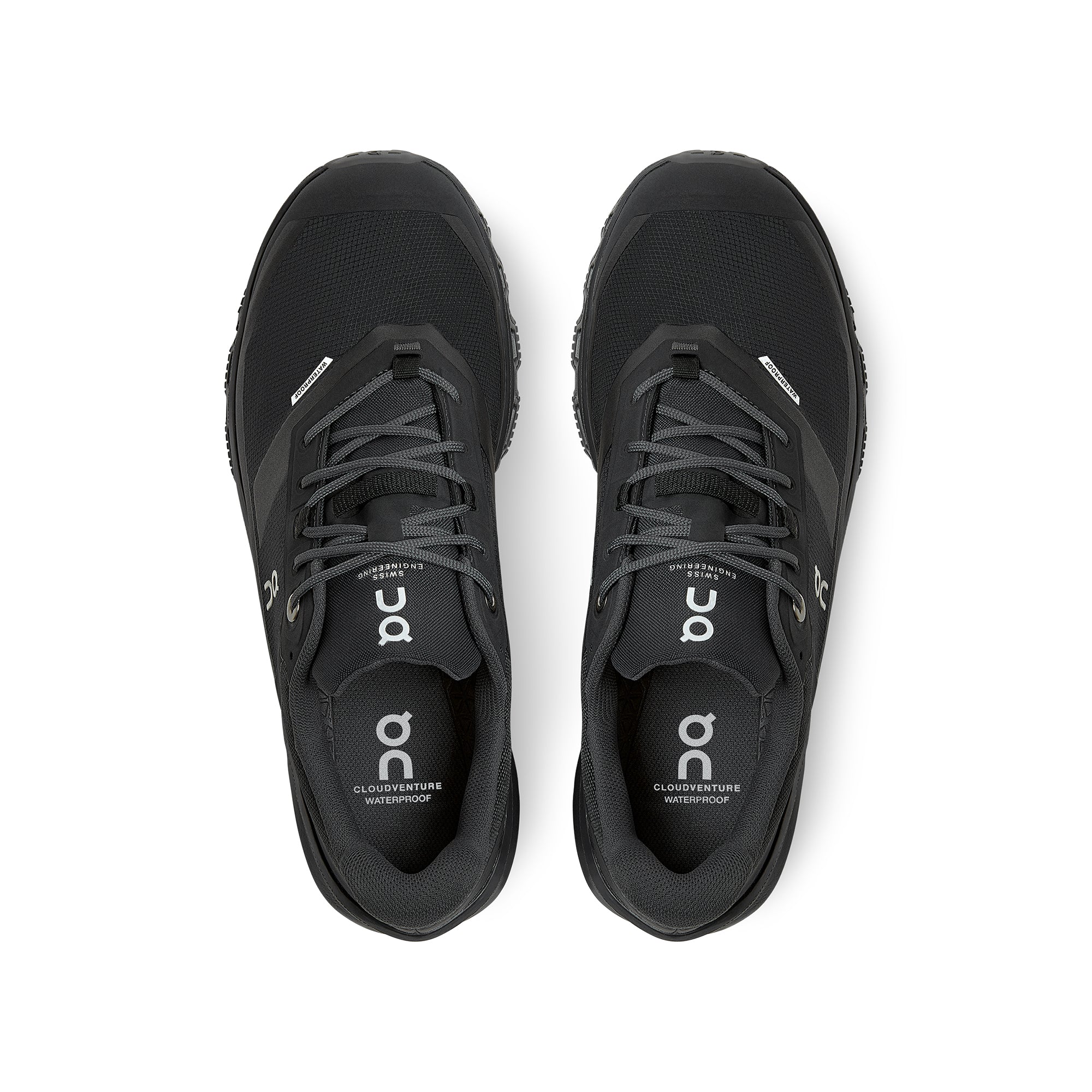 On Womens Cloudventure Waterproof Shoes 'Black' - Image 2