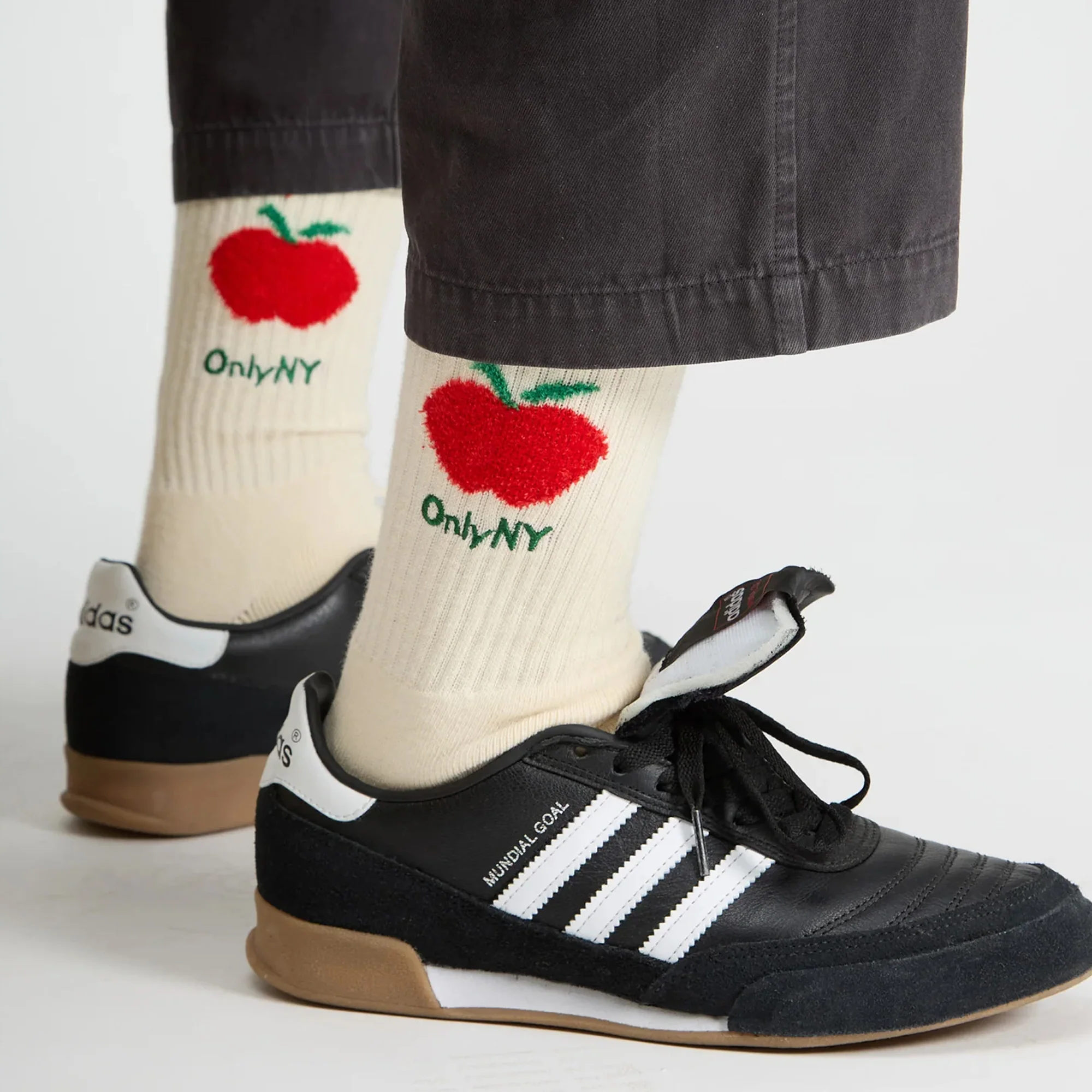 Only NY Apple Intarsia Socks - Image 2