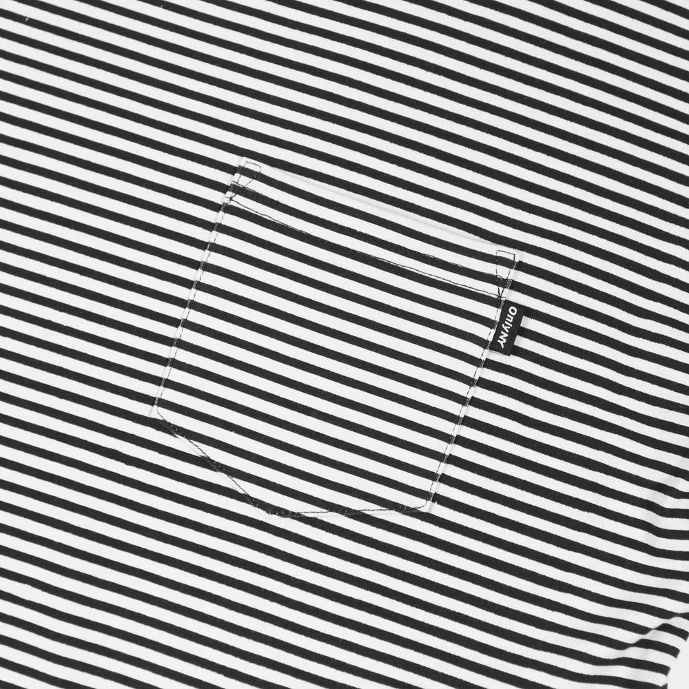 Only NY Men's Mercer Stripe Pocket T-Shirt- White - Image 2