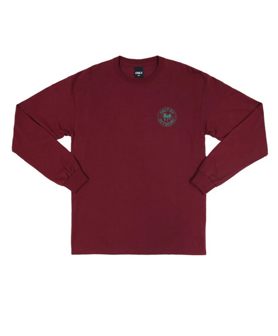 Only NY Tree Line L/S Tee (Merlot)