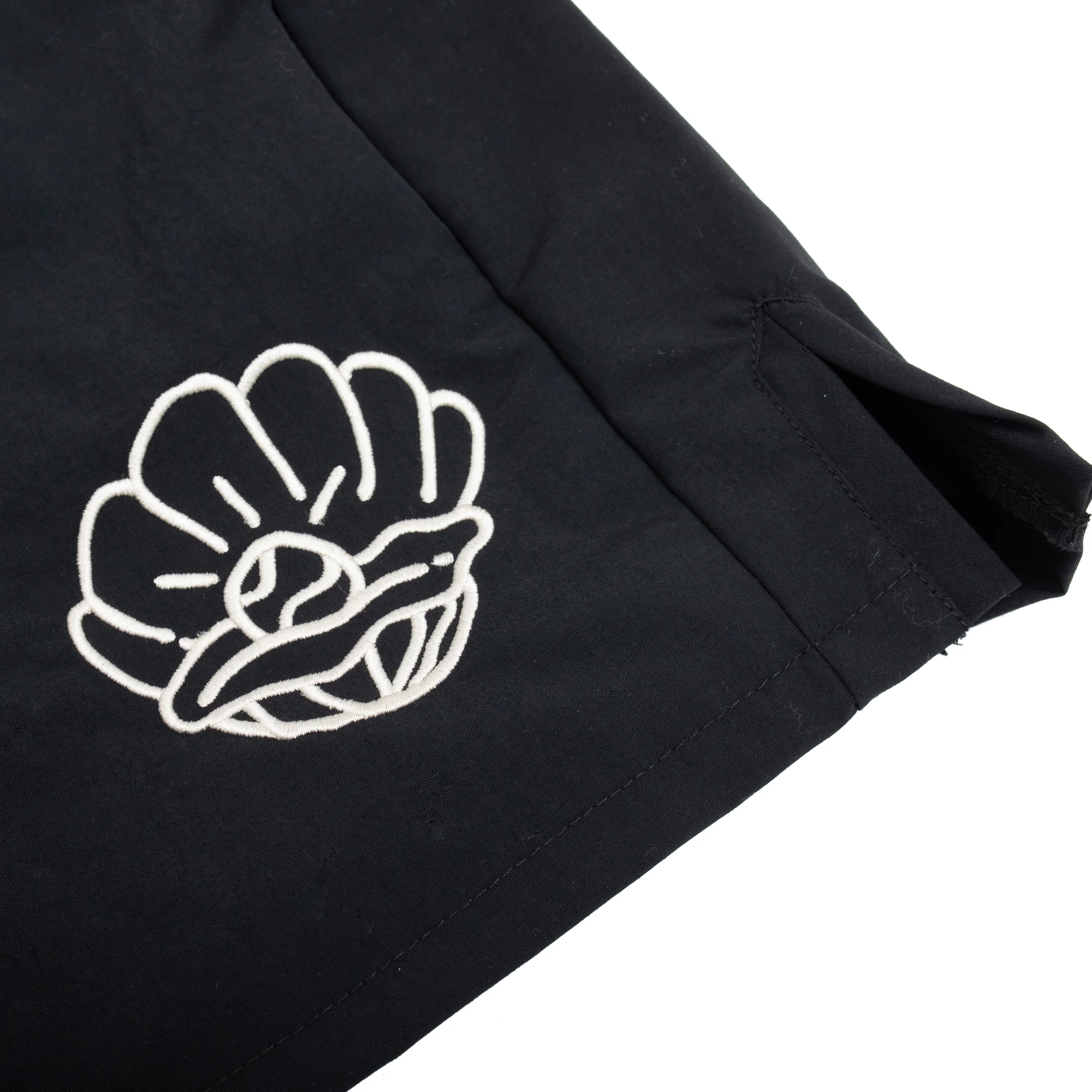 Palmes Mens Oyster Shorts 'Black' - Image 3