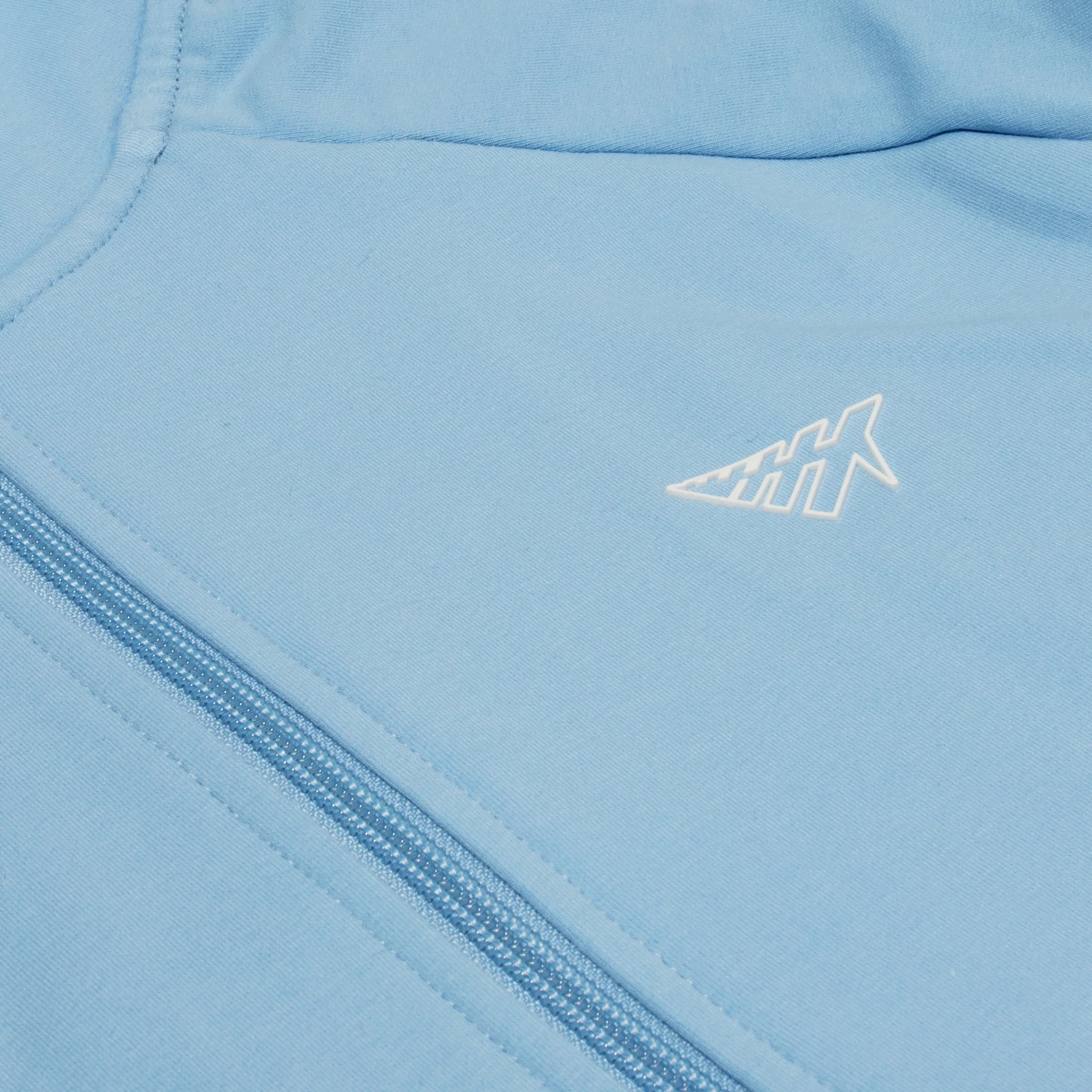 Paper Planes Mens Volume 2 Fleece Zip Hoodie 'Ice Blue' - Image 3