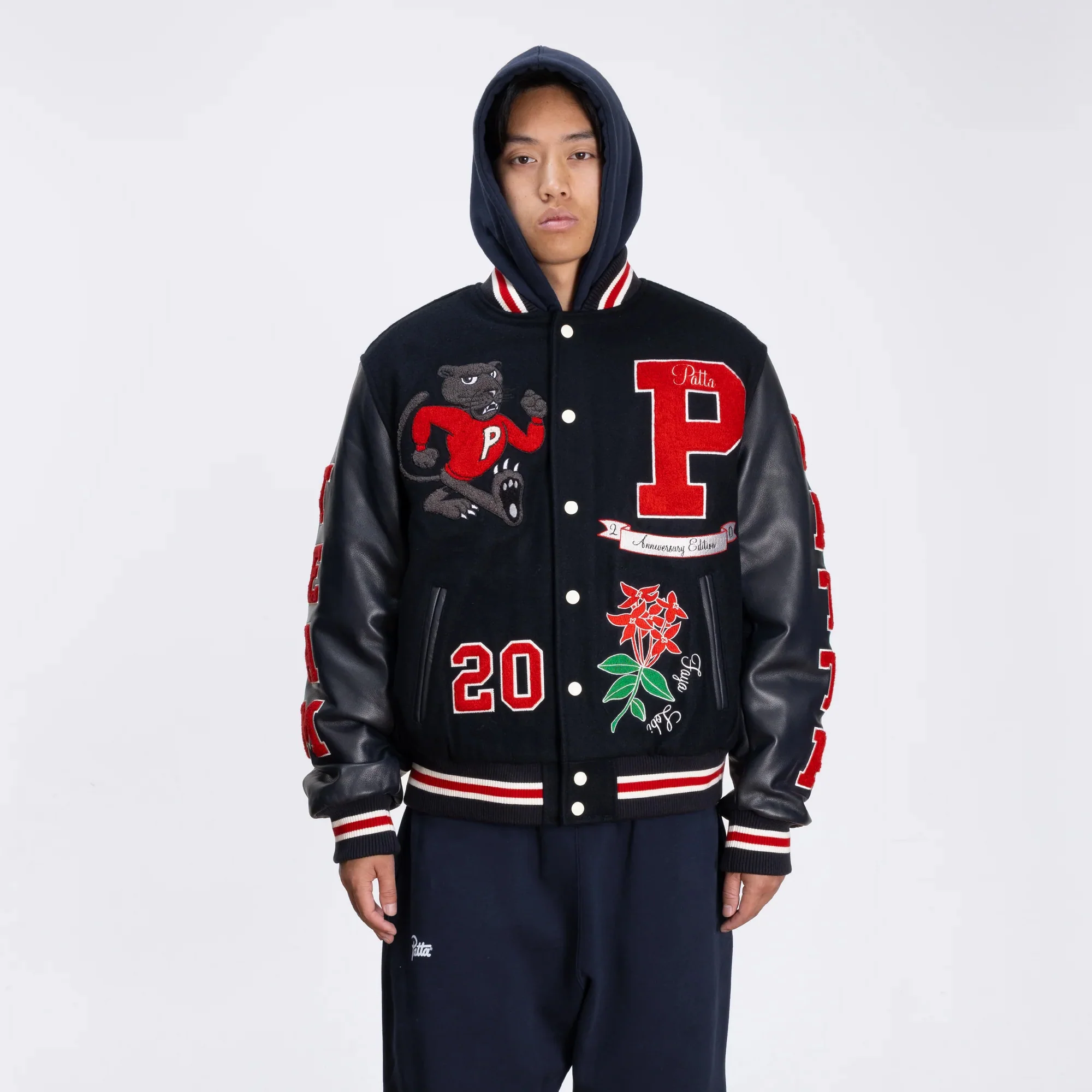 Patta Mens 20th Anniversary Varsity Jacket - Image 2