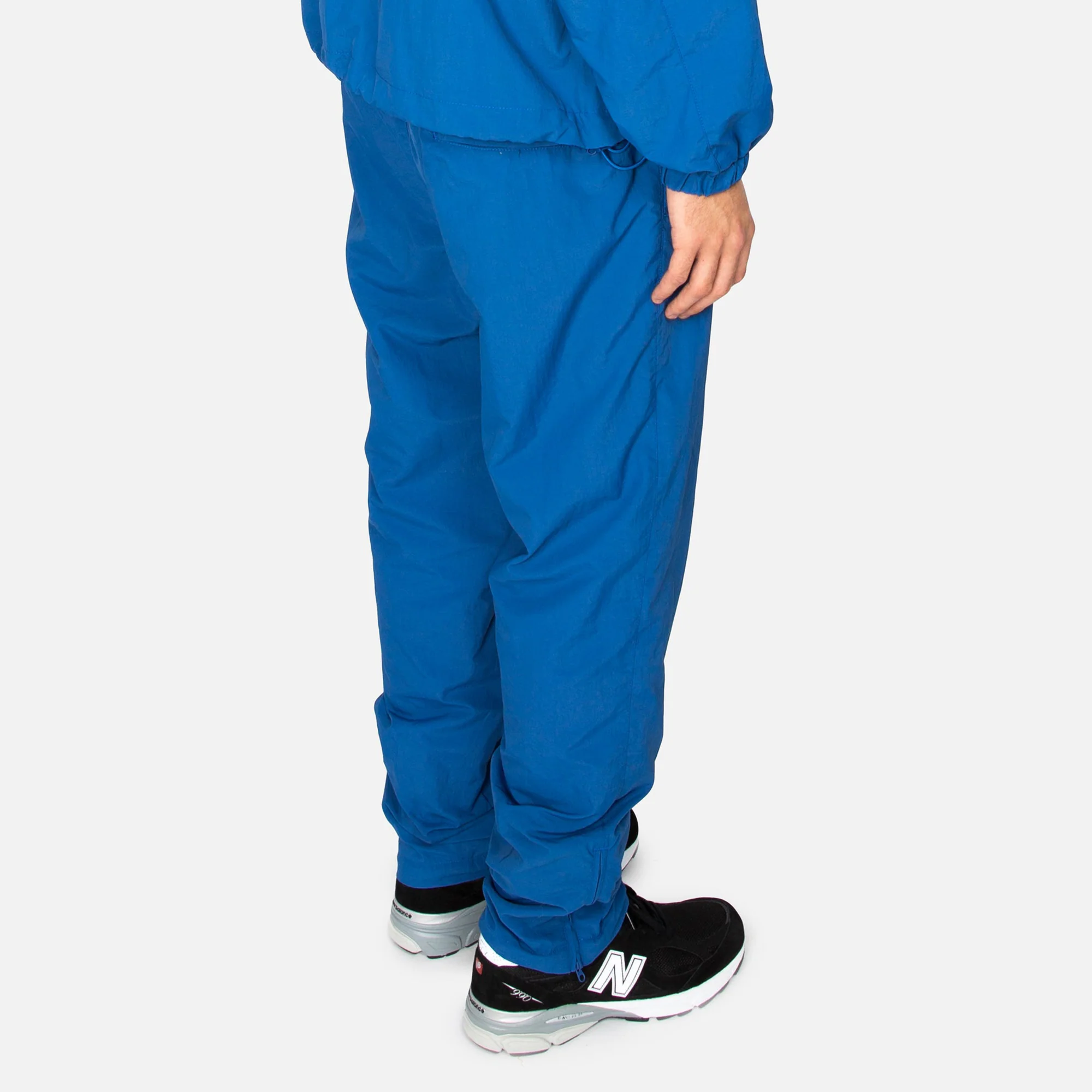 Patta Mens Basic Nylon M2 Track Pant 'Monaco Blue' - Image 3