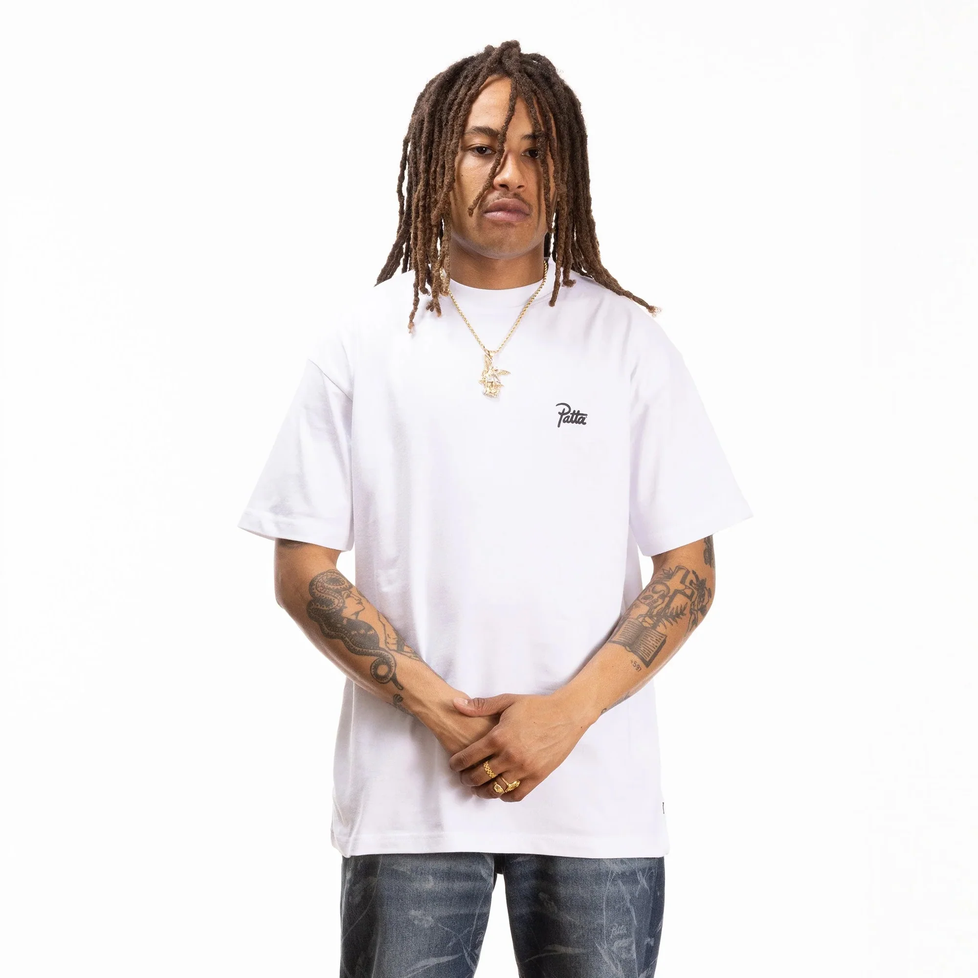 Patta Mens Basic Script Logo Tee - Image 2