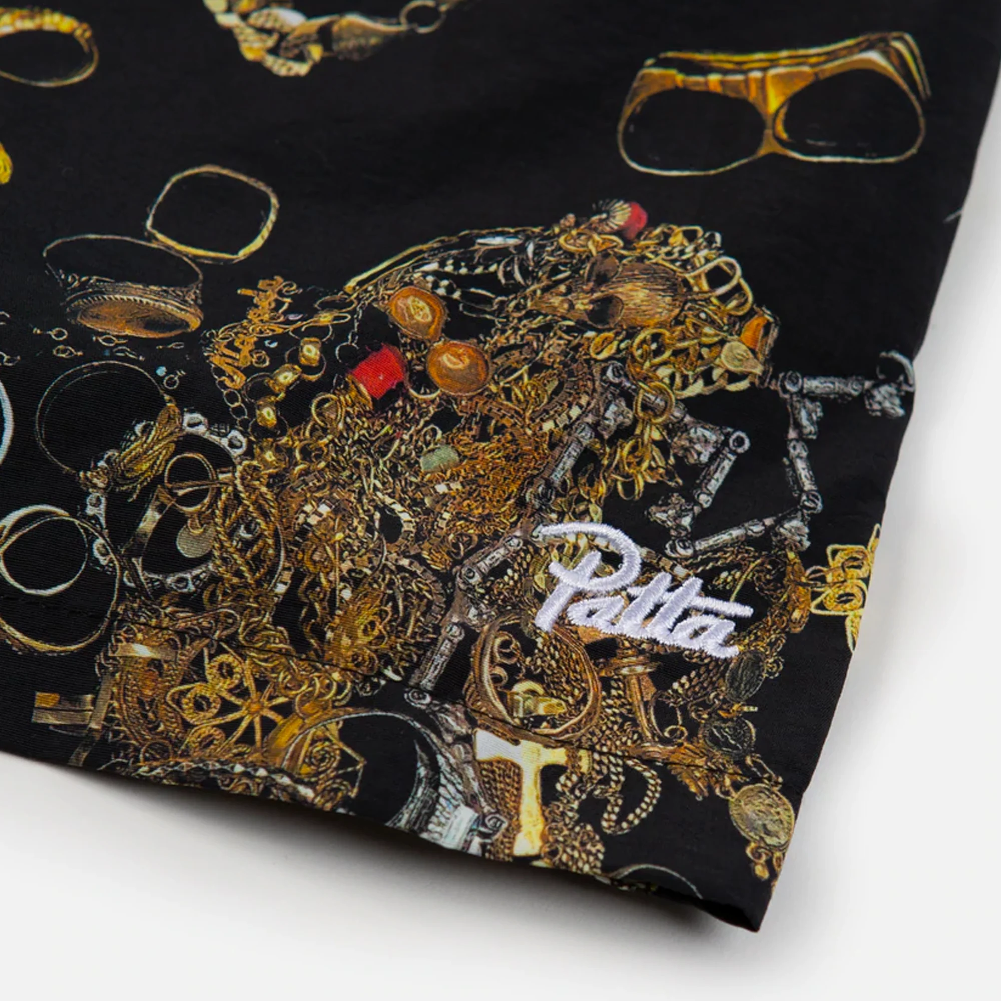 Patta Mens Chains Swim Shorts 'Black/Chains AOP' - Image 4