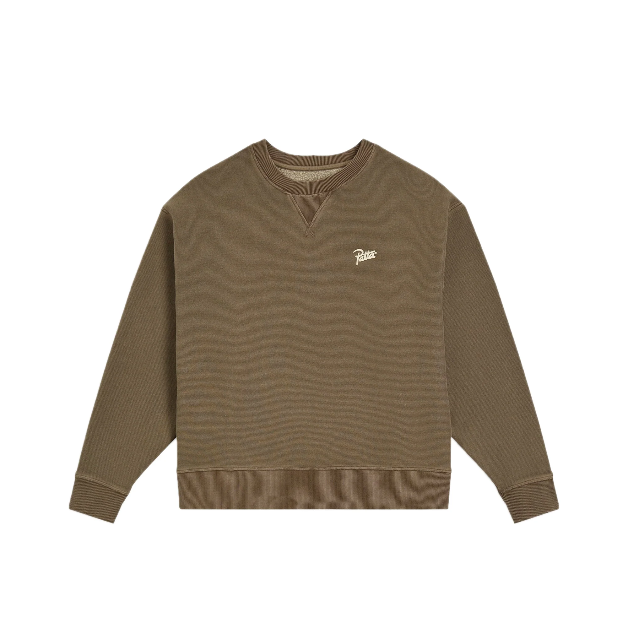 Patta Mens Classic Washed Crewneck Sweater