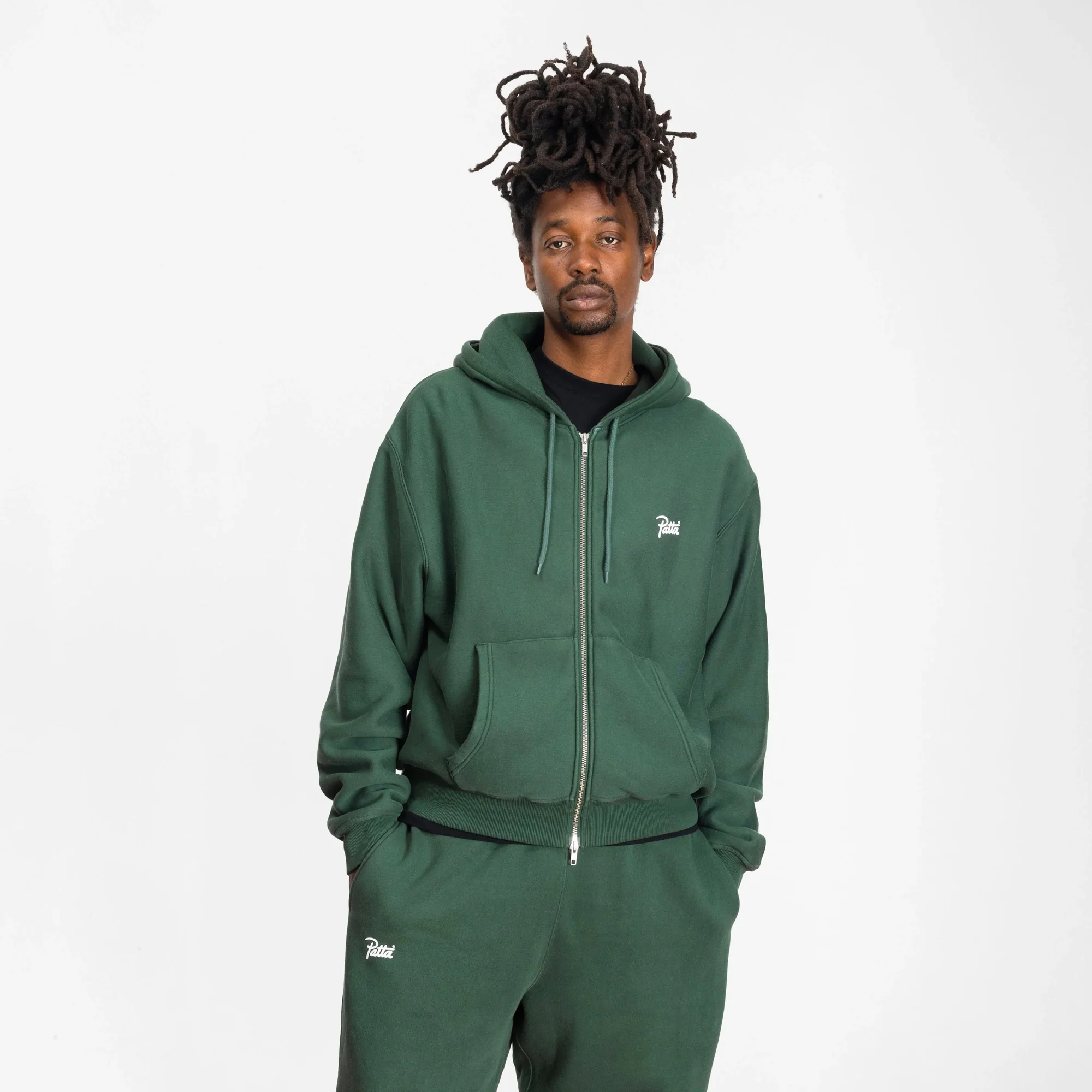 Patta Mens Classic Zip-Up Hoodie - Image 2