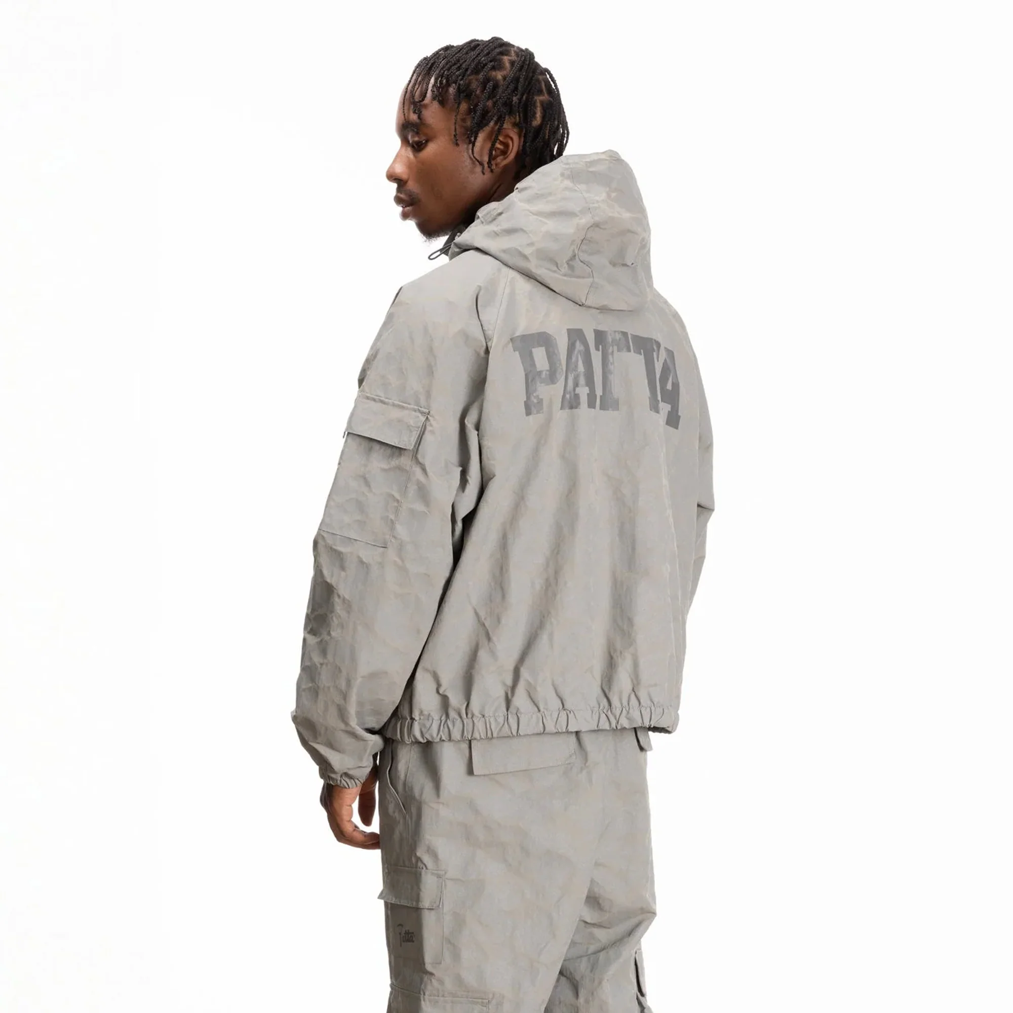 Patta Mens Digi Camo Reflective Jacket - Image 3