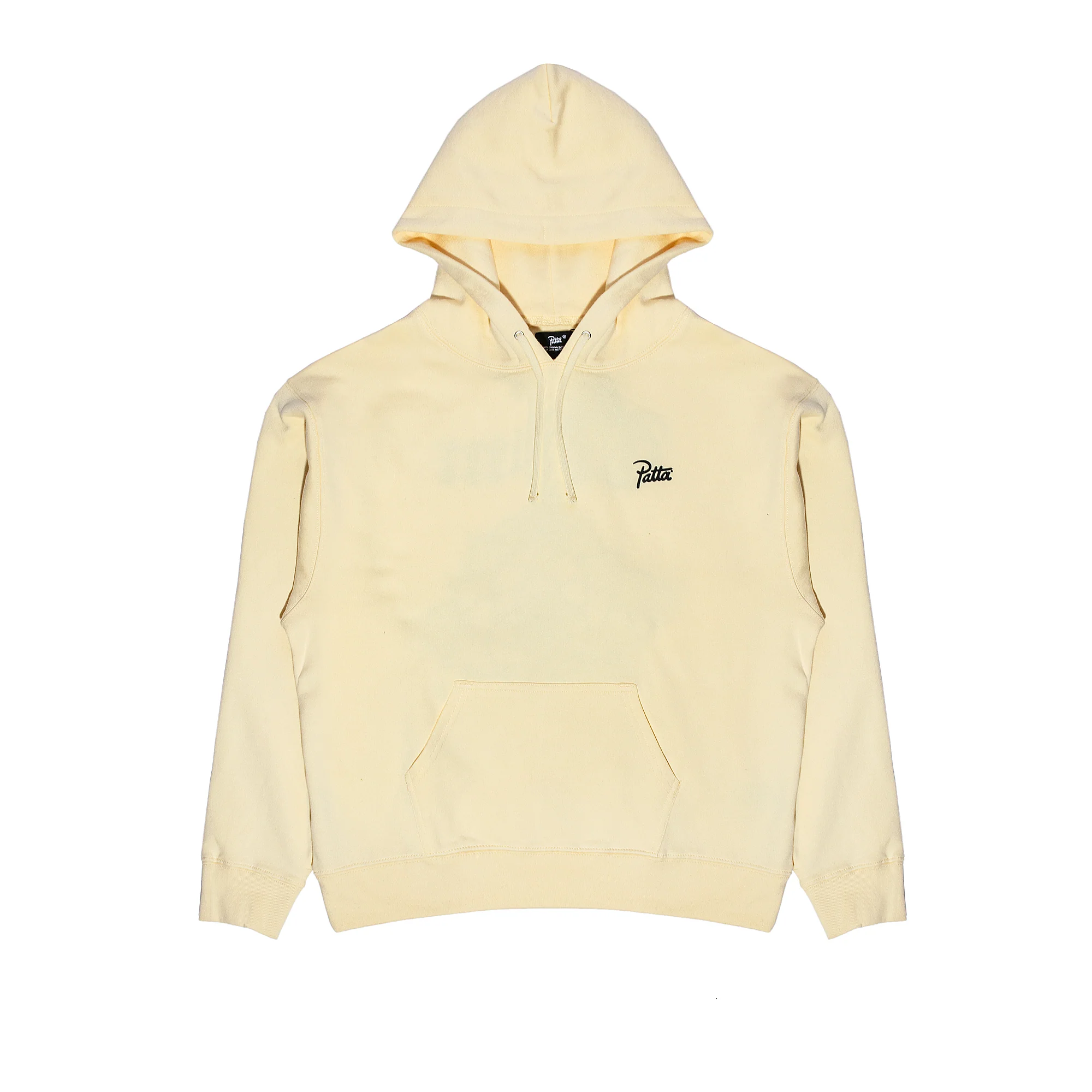 Patta Mens La Flor Hooded Sweater 'Vanilla Custard'