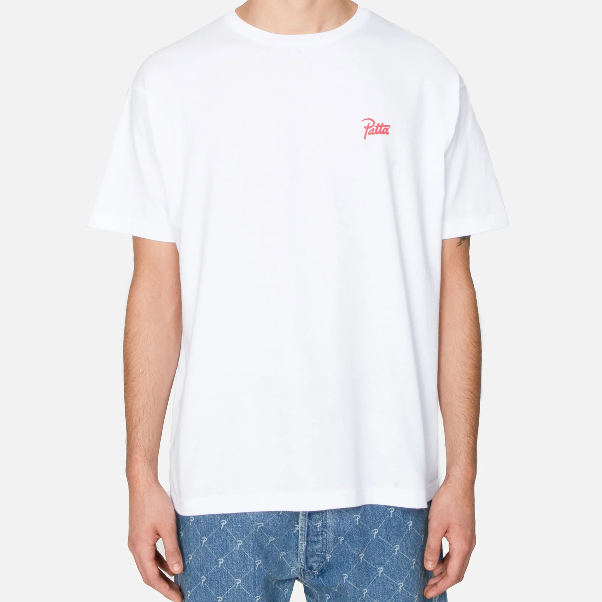 Patta Mens Reminisce T-Shirt 'White' - Image 3