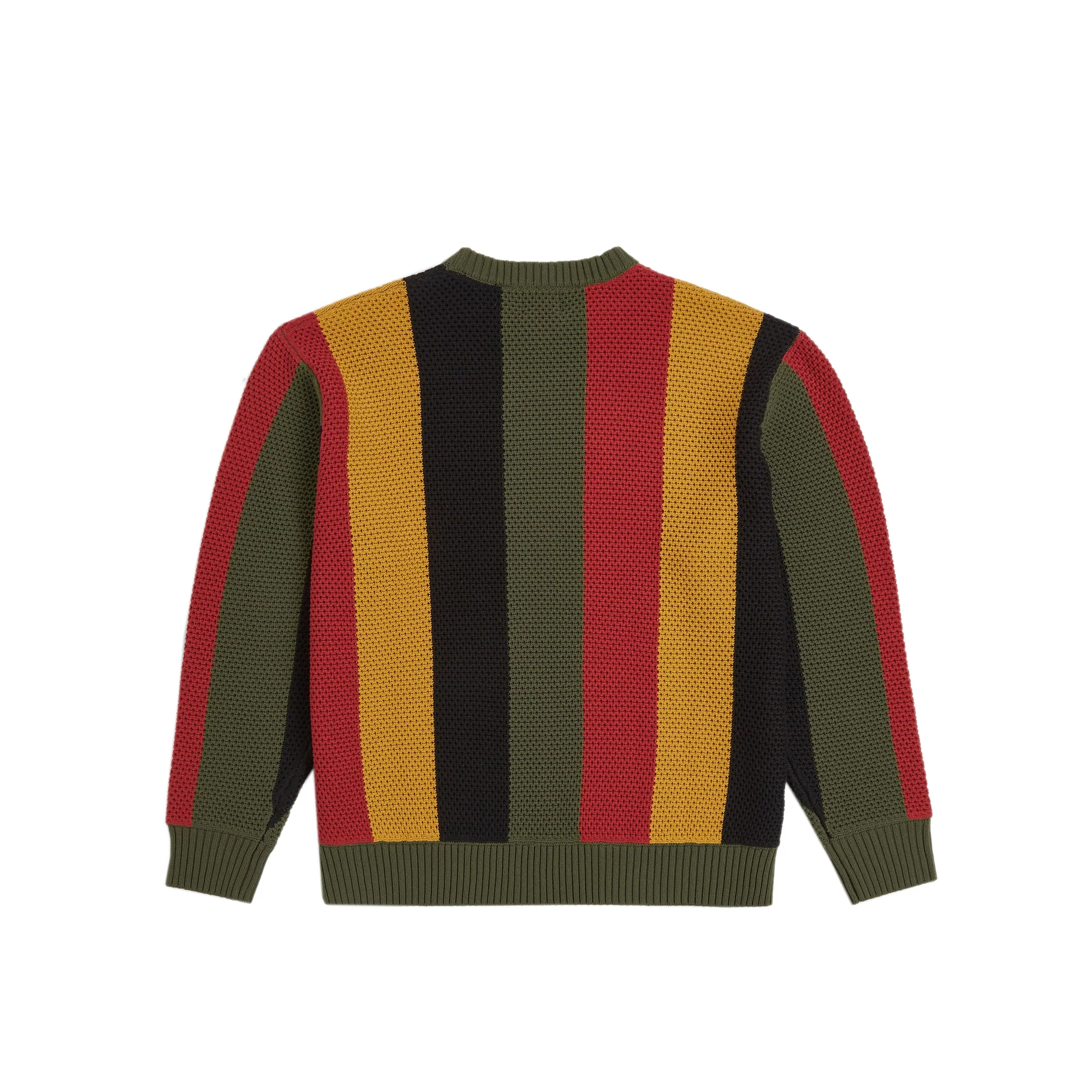 Patta Mens Striped Honeycomb Knited Sweater - Image 3
