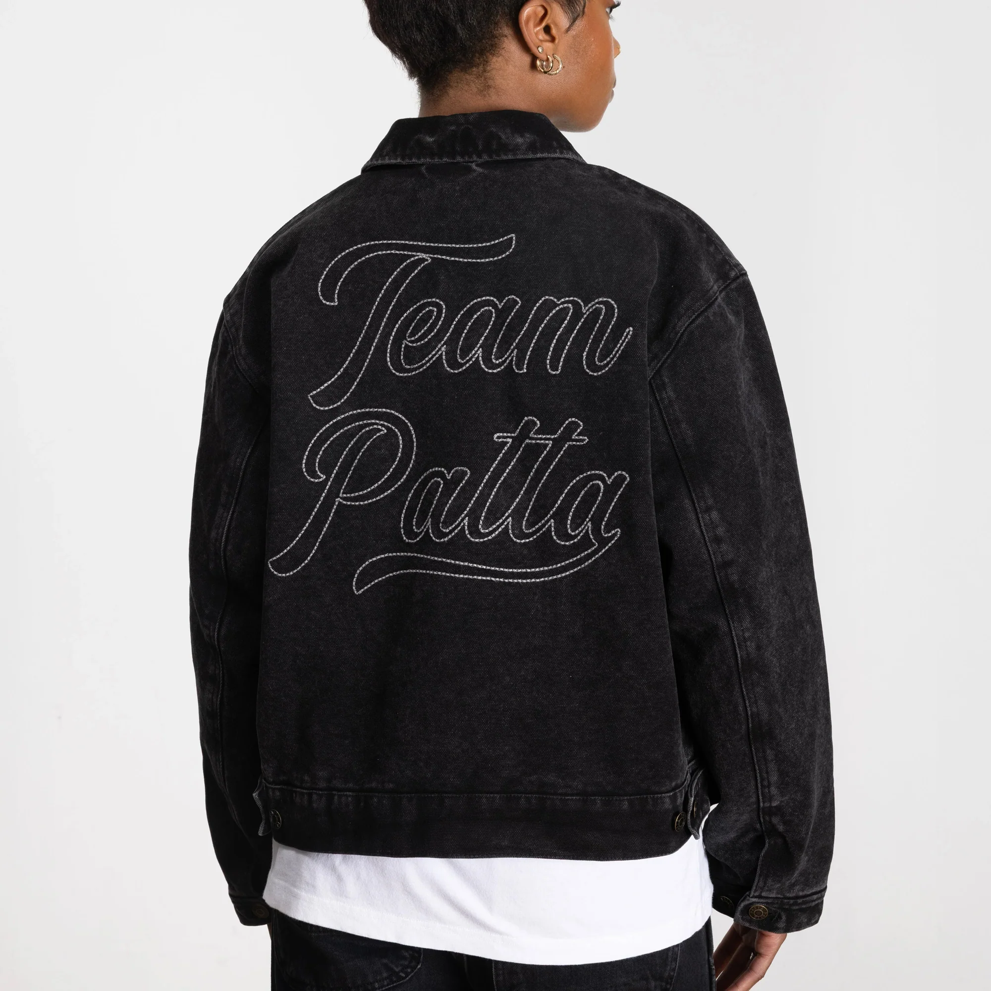 Patta Mens Washed Canvas Jacket - Image 2