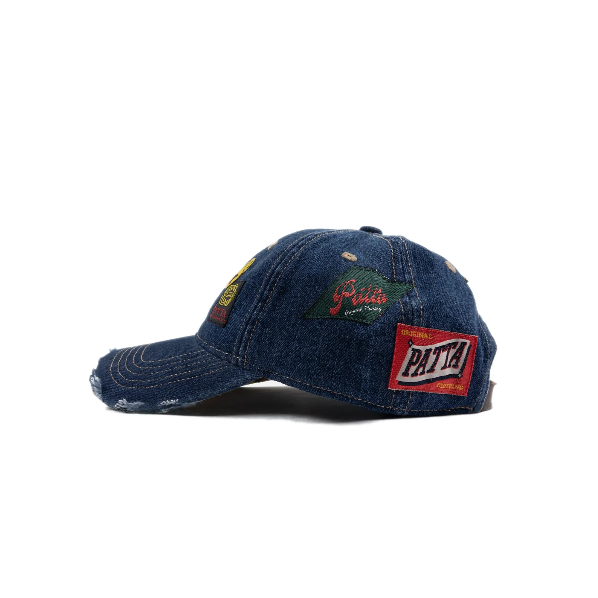 Patta Mens Whole Lotta Labels Denim Cap - Image 3