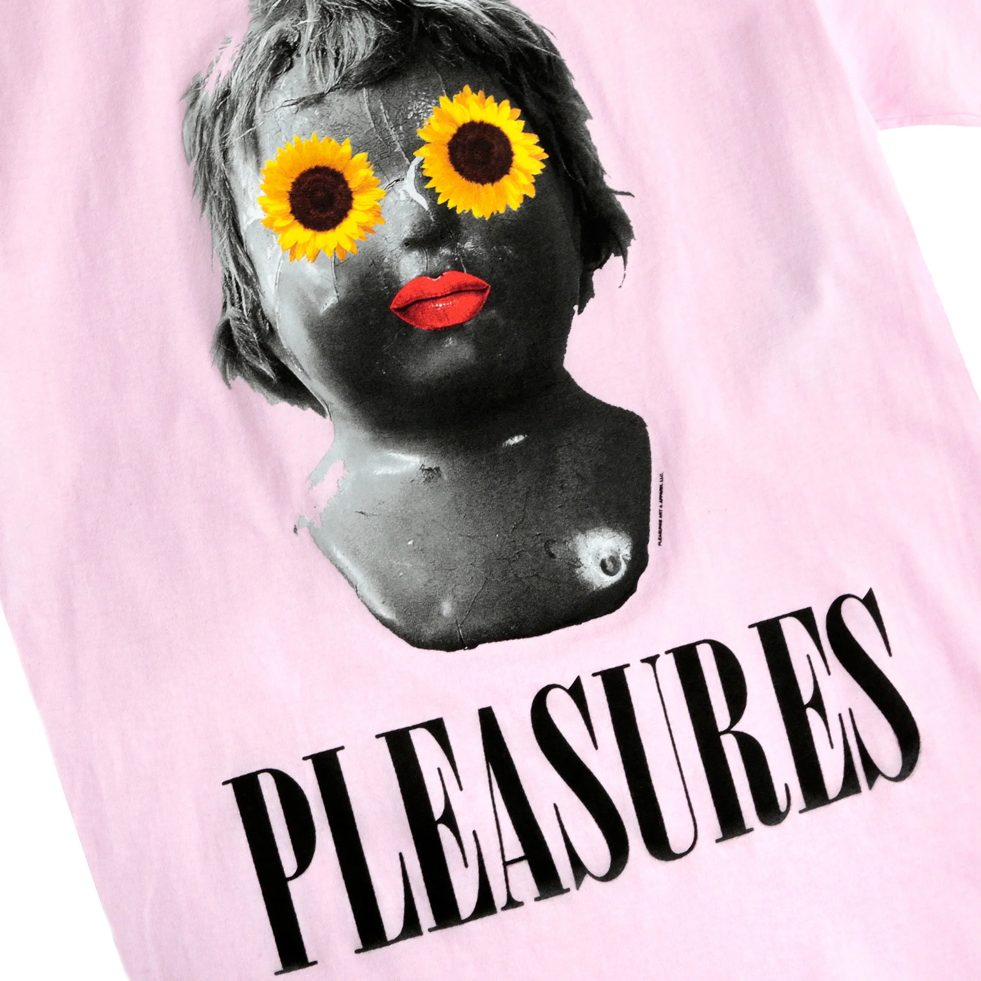 Pleasures "Flower Child" Tee- Pink - Image 2