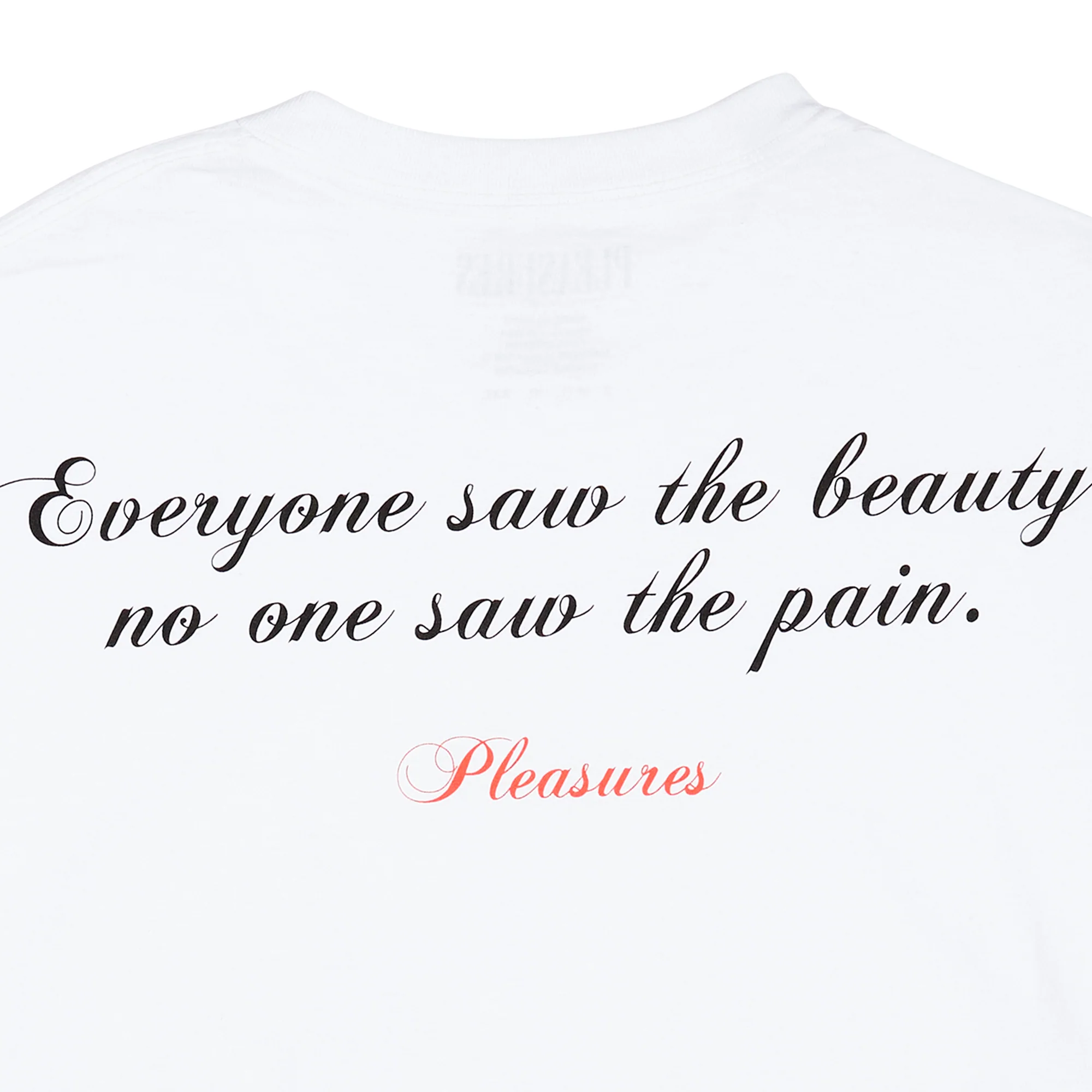 Pleasures Mens Beauty T-Shirt 'White' - Image 2