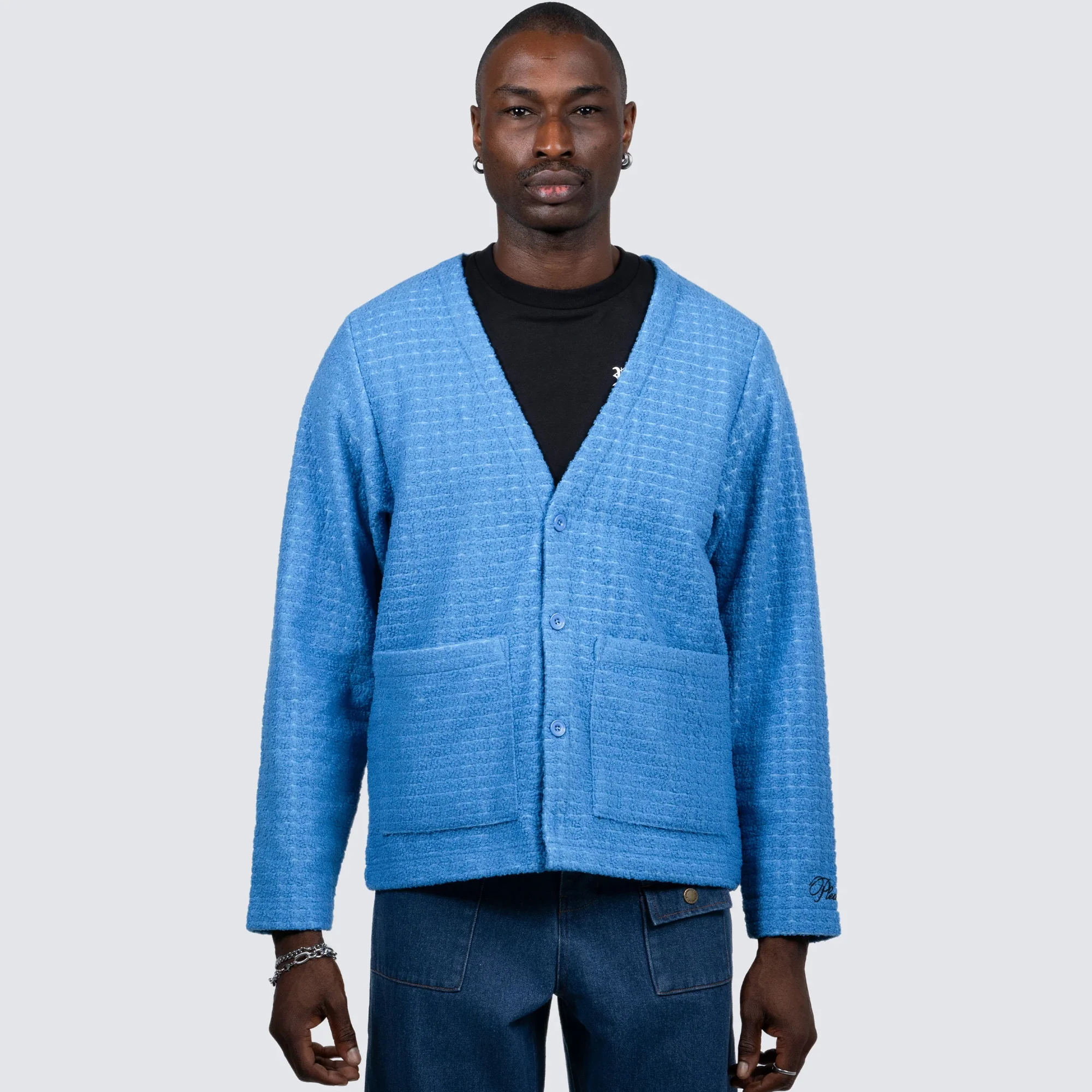 Pleasures Mens Boredom Cardigan - Image 2