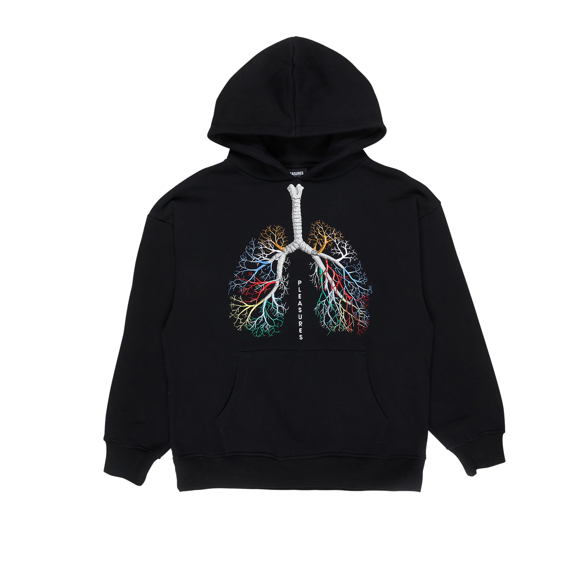 Pleasures Mens Breathe Hoodie 'Black'