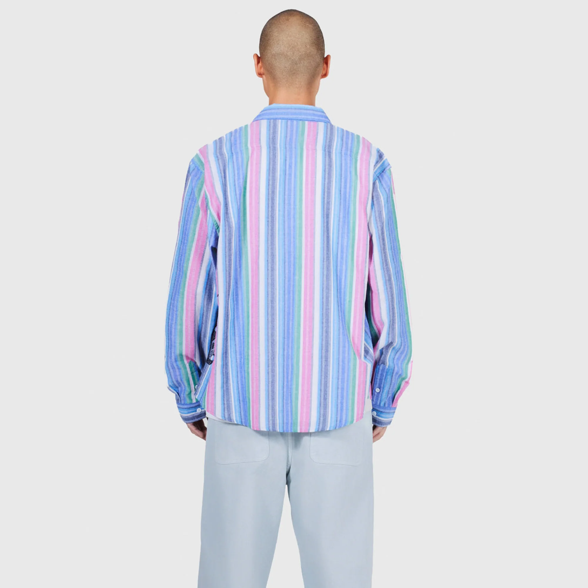 Pleasures Mens Chapel Long Sleeve Button Up Shirt - Image 3