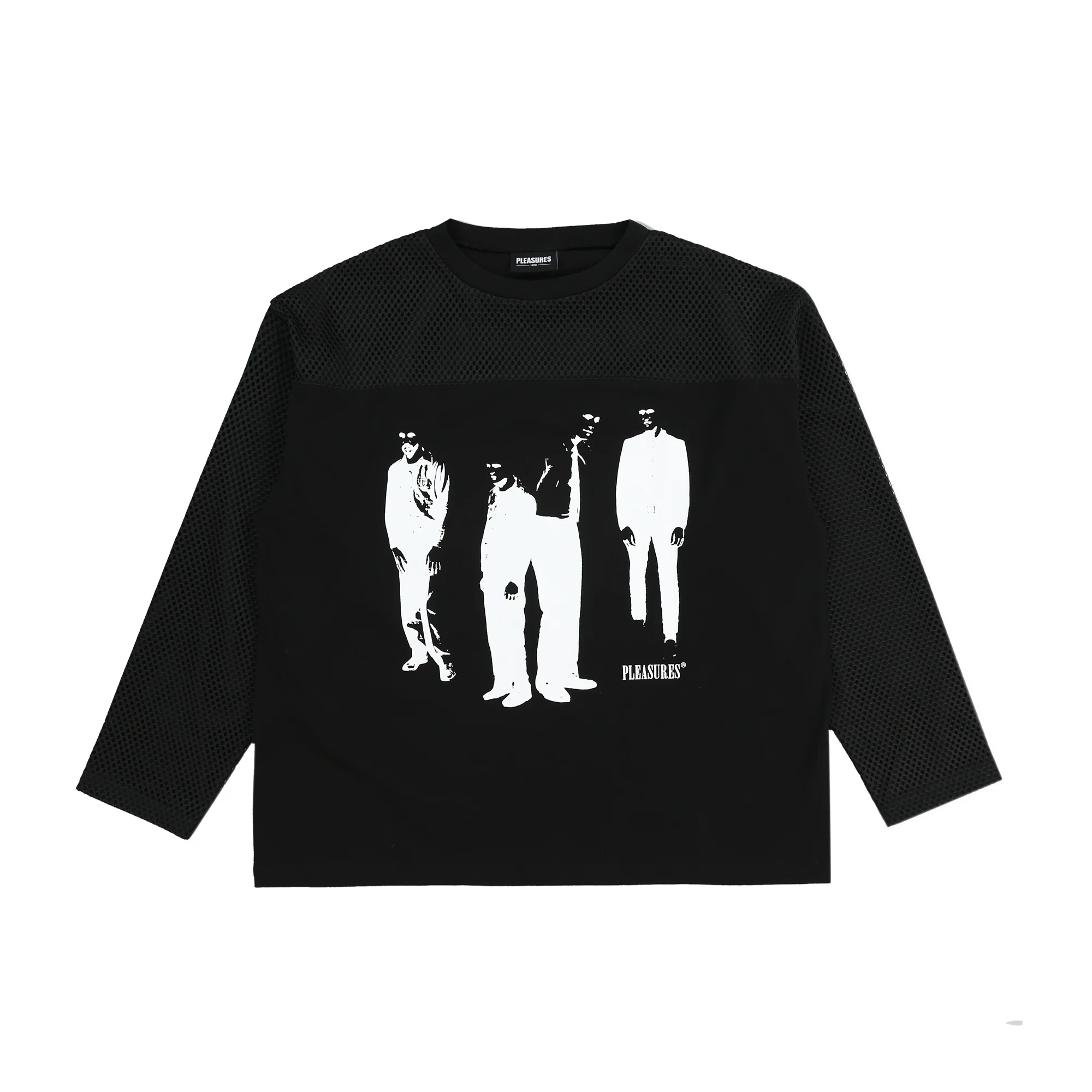 Pleasures Mens Chicago Mesh LS Shirt