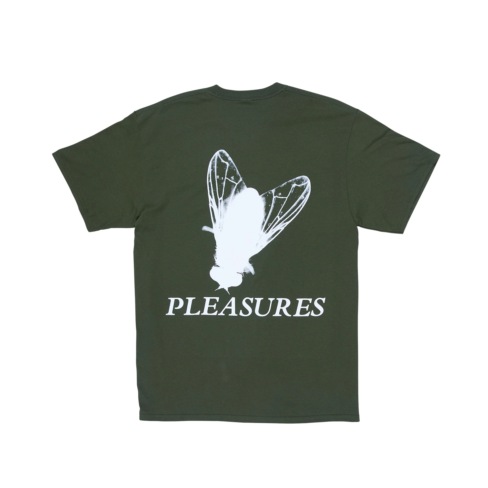 Pleasures Mens 'Safari Green' Clarity T-Shirt - Image 2