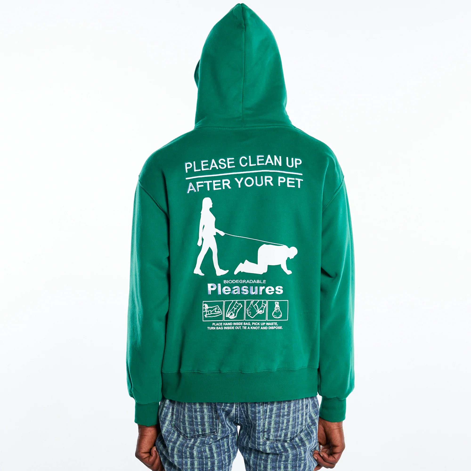Pleasures Mens Clean Up Hoodie - Image 2