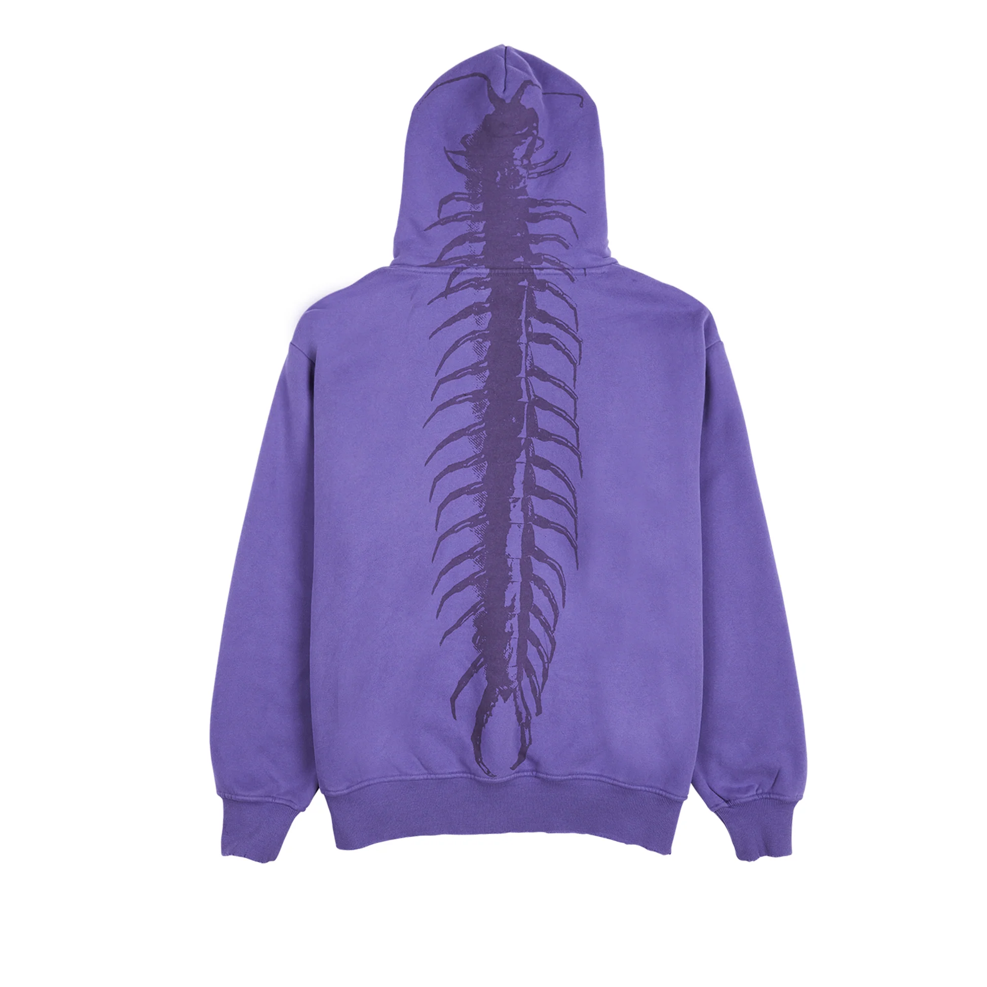 Pleasures Mens Crawler Hoodie 'Purple' - Image 2