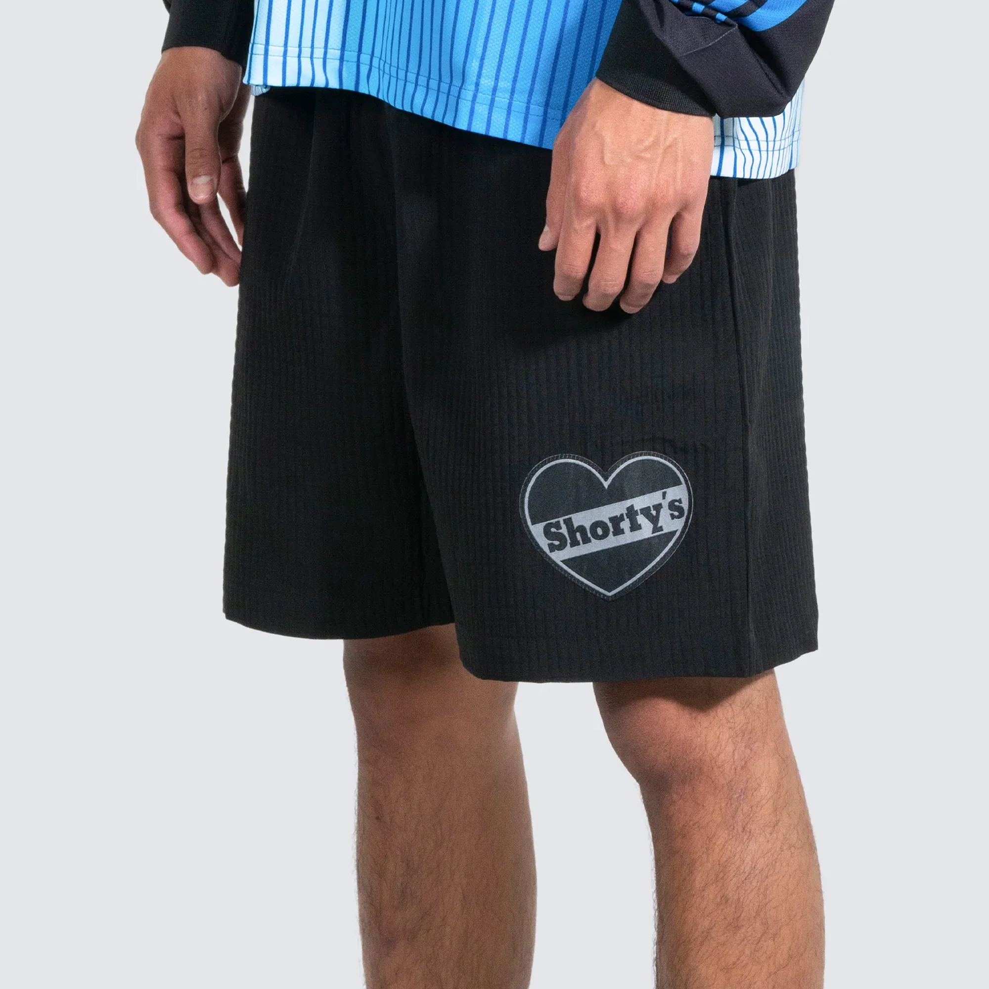 Pleasures x Shorty's Mens Heart Sport Shorts - Image 4