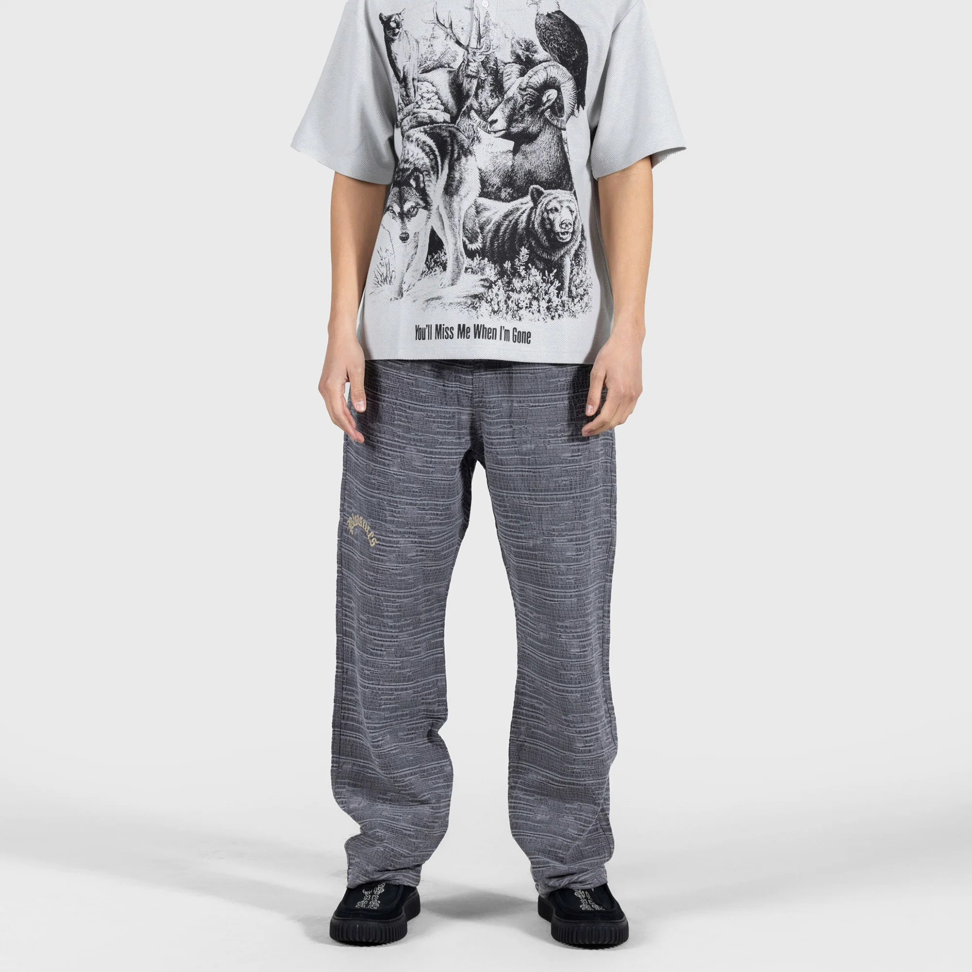 Pleasures Mens Linear Easy Pants - Image 2