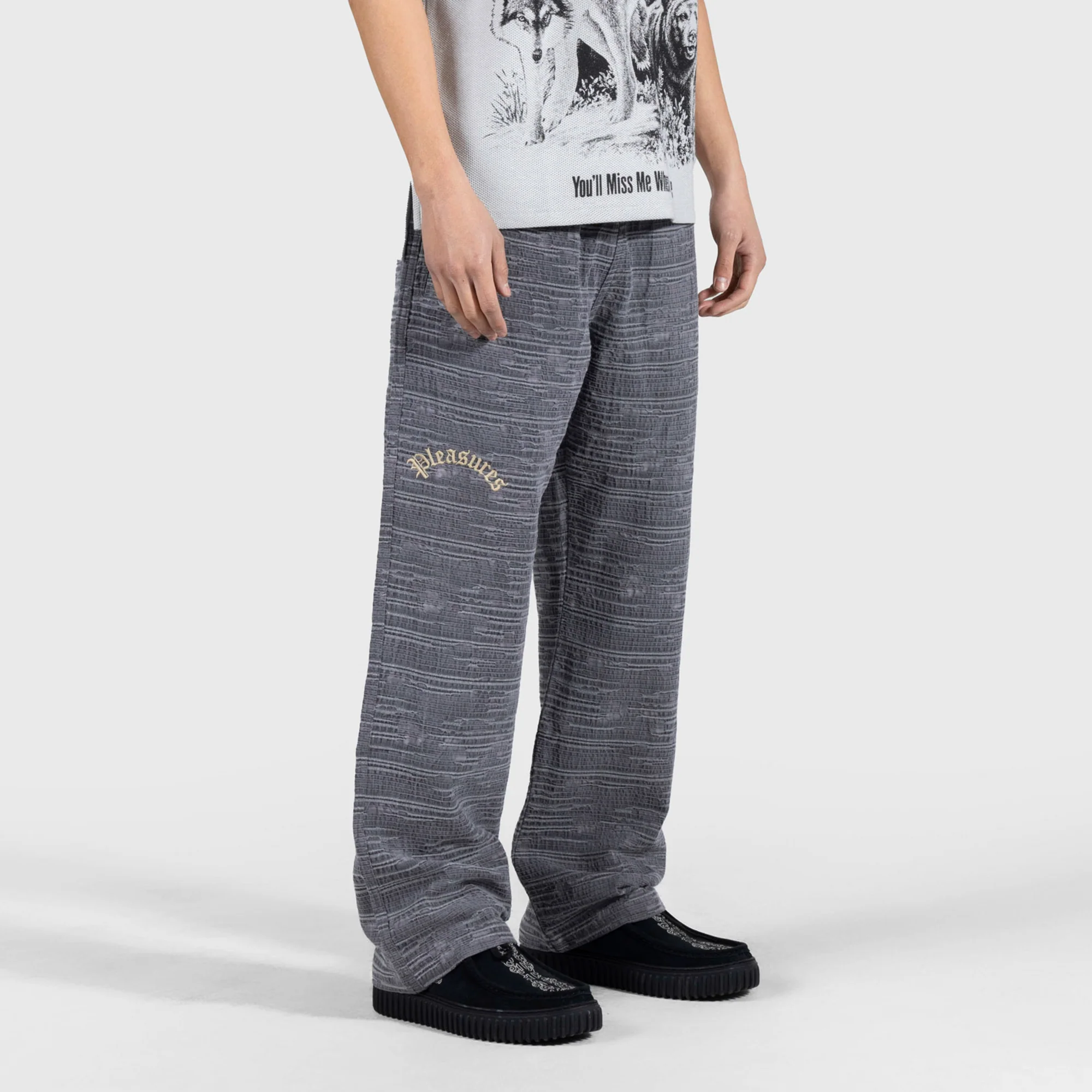 Pleasures Mens Linear Easy Pants - Image 4