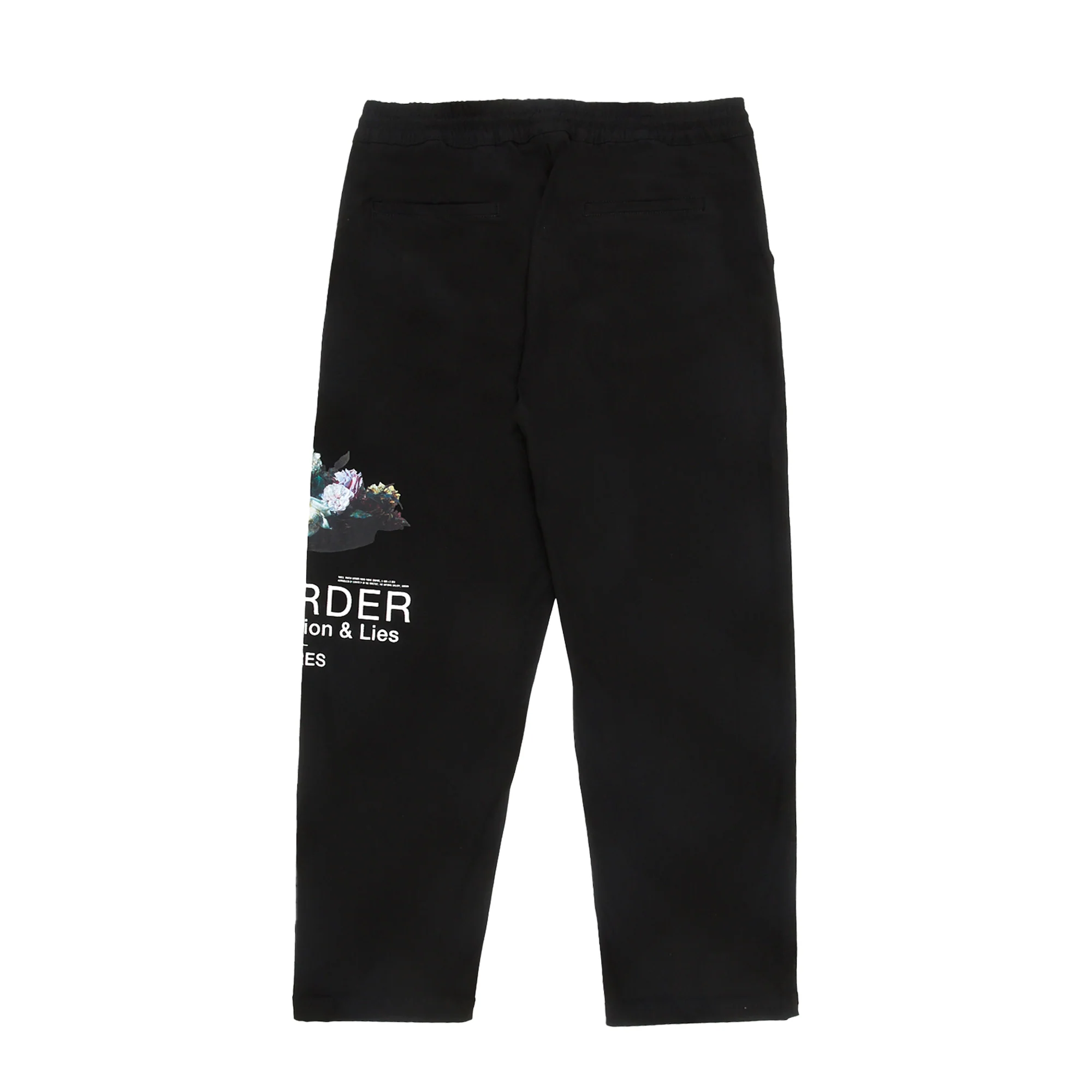 Pleasures Mens Power Beach Pants 'Black' - Image 2