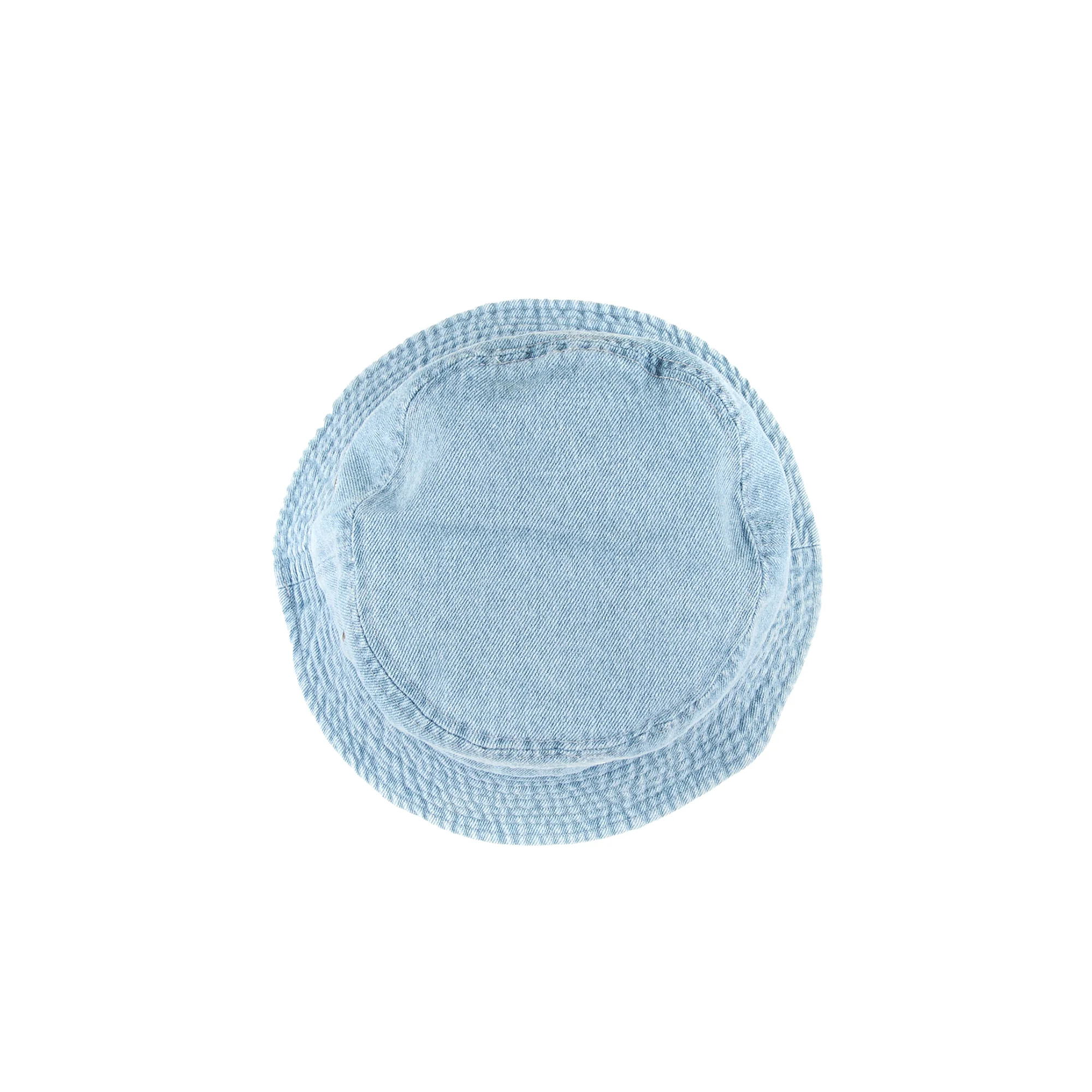 Pleasures Mens Republic Bucket Hat 'Washed Denim' - Image 2