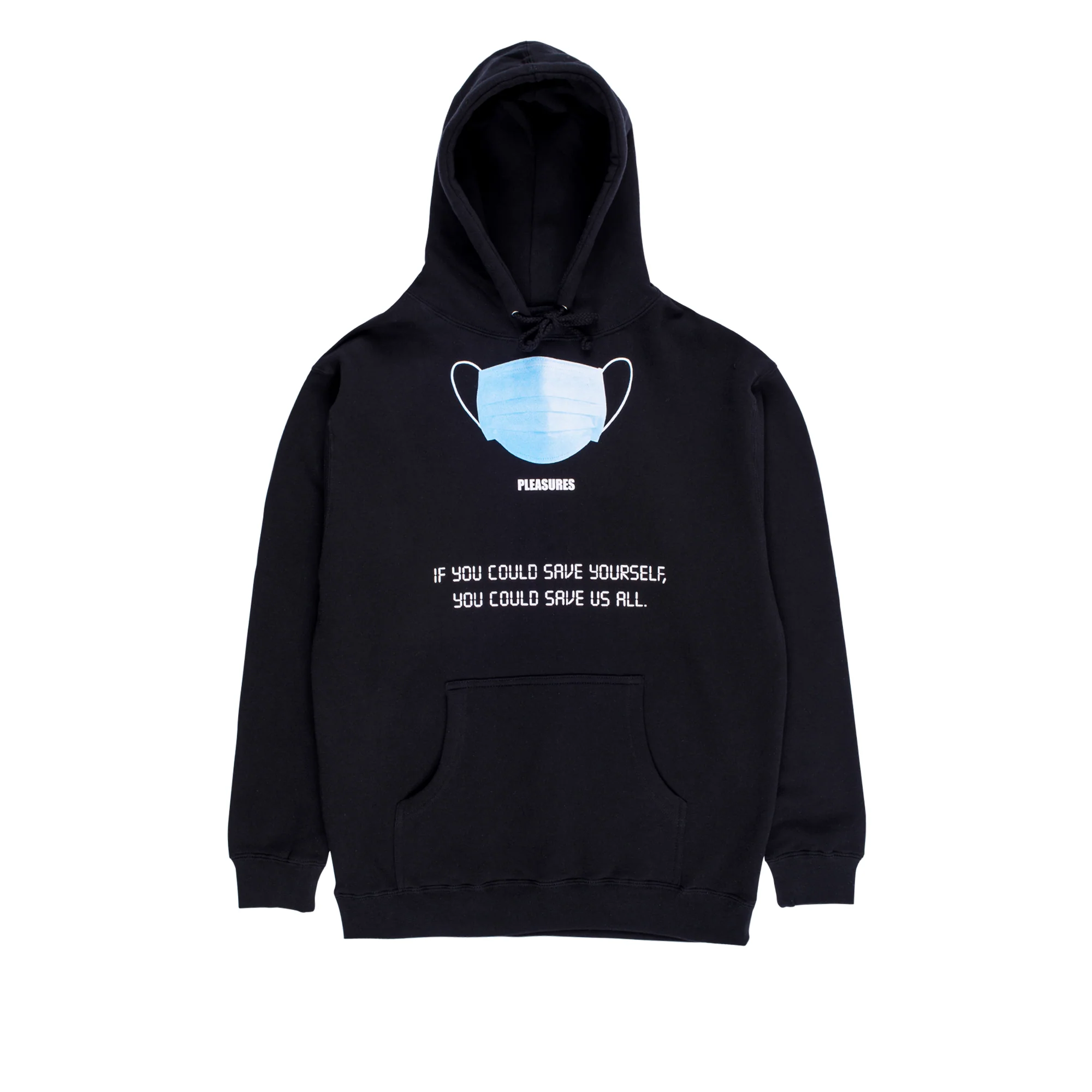 Pleasures Mens Save Yourself Hoodie