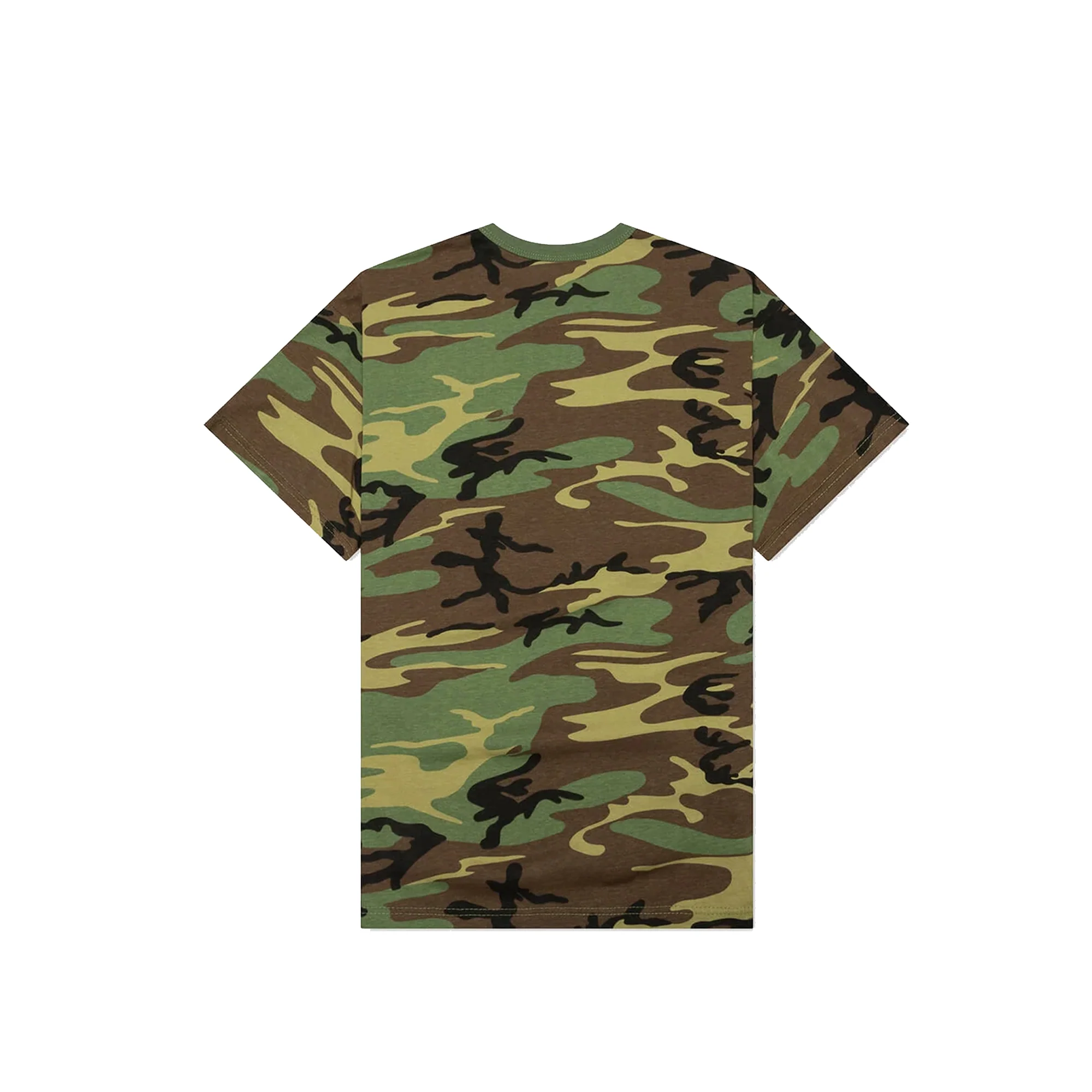 Pleasures Mens Strain Logo T-Shirt 'Camo' - Image 2
