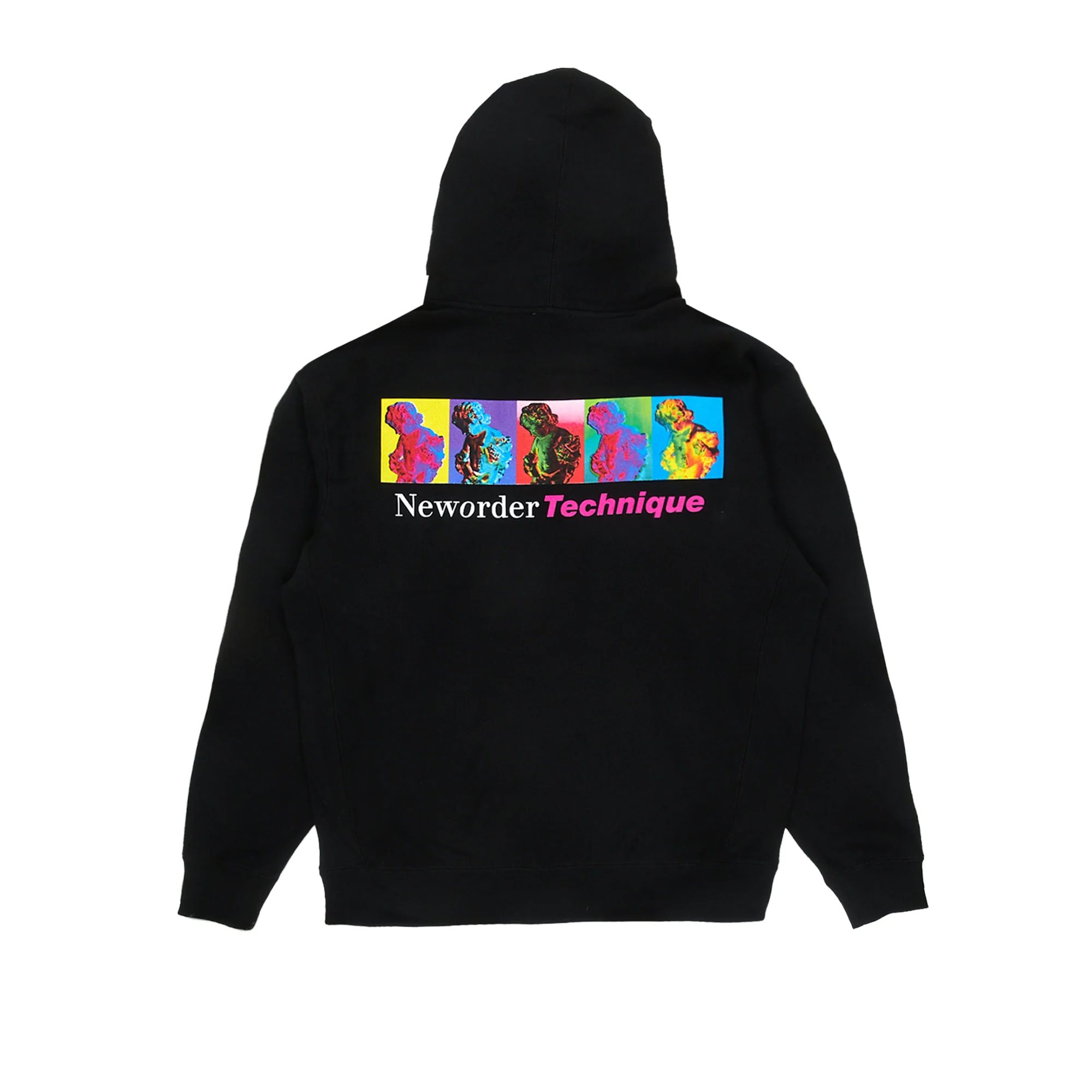 Pleasures Mens Technique Premium Hoody 'Black' - Image 2