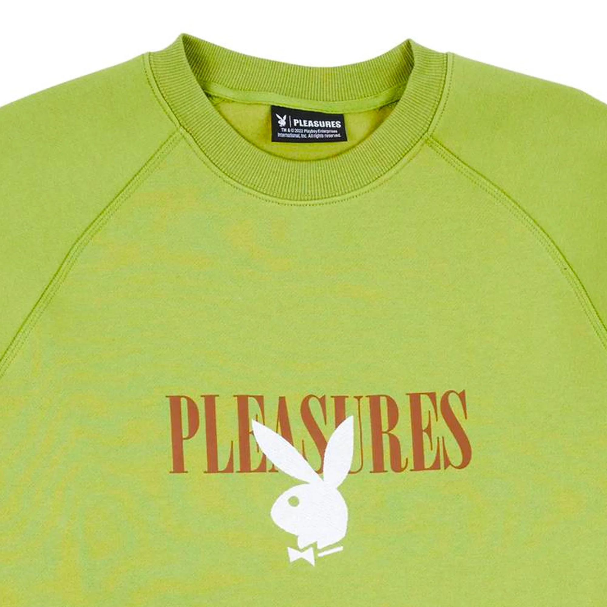 Pleasures x Playboy Mens Bunny Logo Crewneck - Image 2