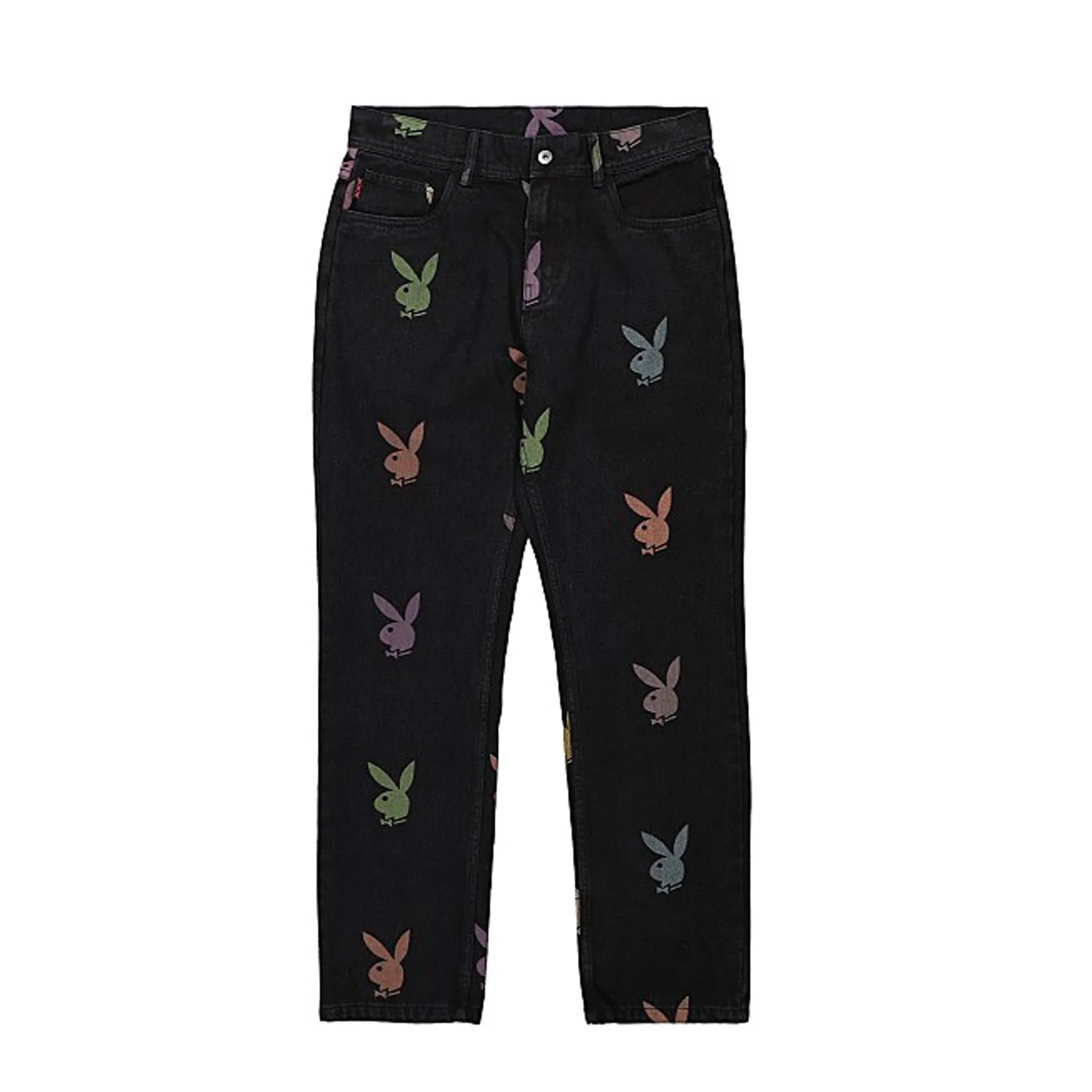 Pleasures x Playboy Mens Scatter Denim Jeans