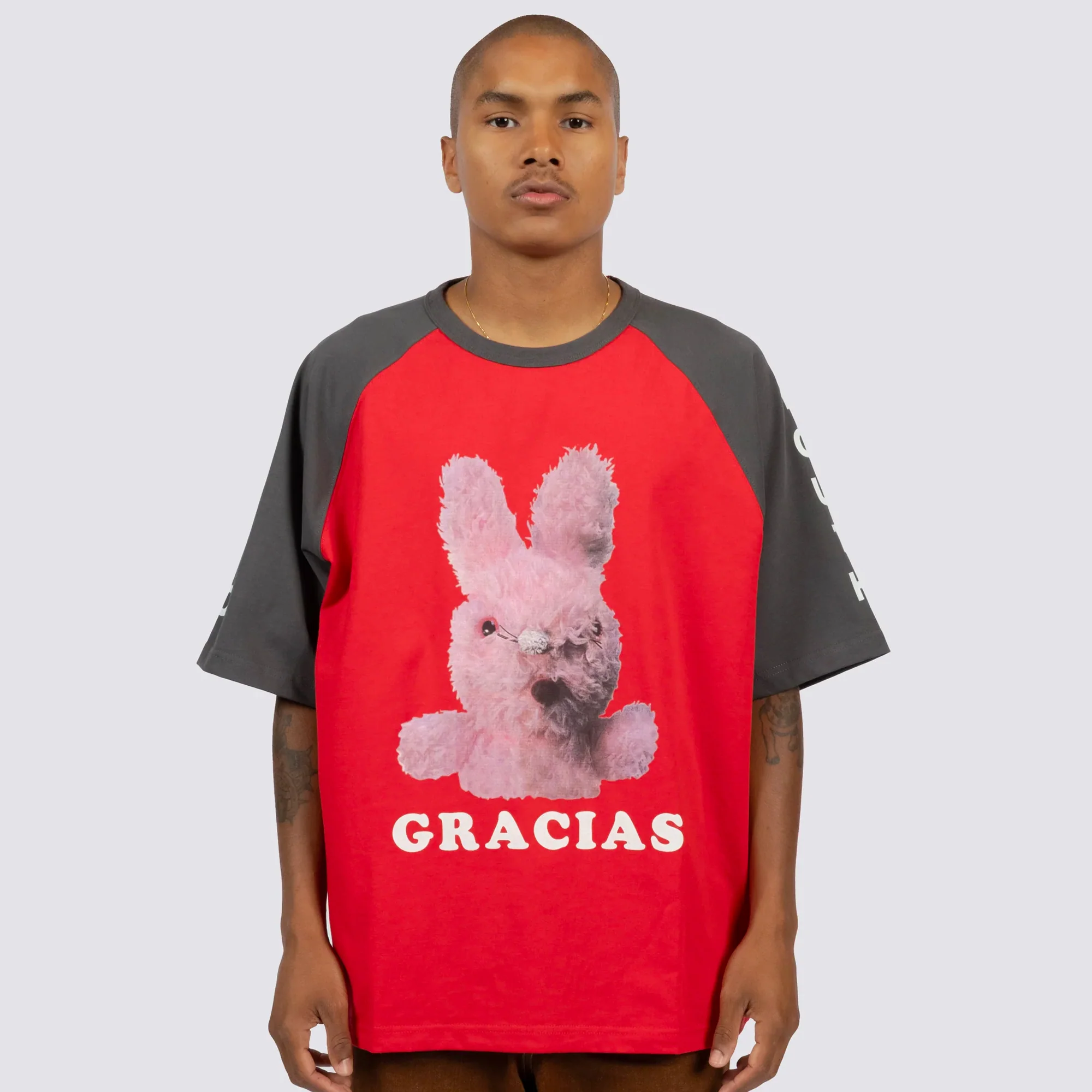 Pleasures x Sonic Youth Mens Gracias Raglan SS Tee - Image 2