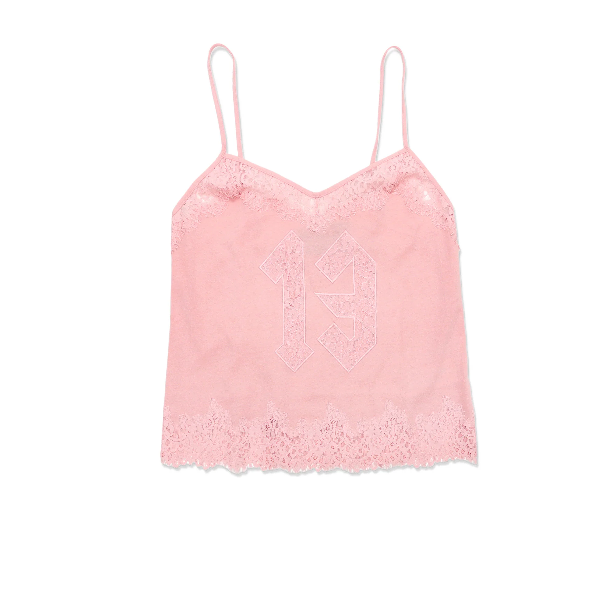 Puma FENTY by Rihanna Women's Lace Trim Cami- Pink