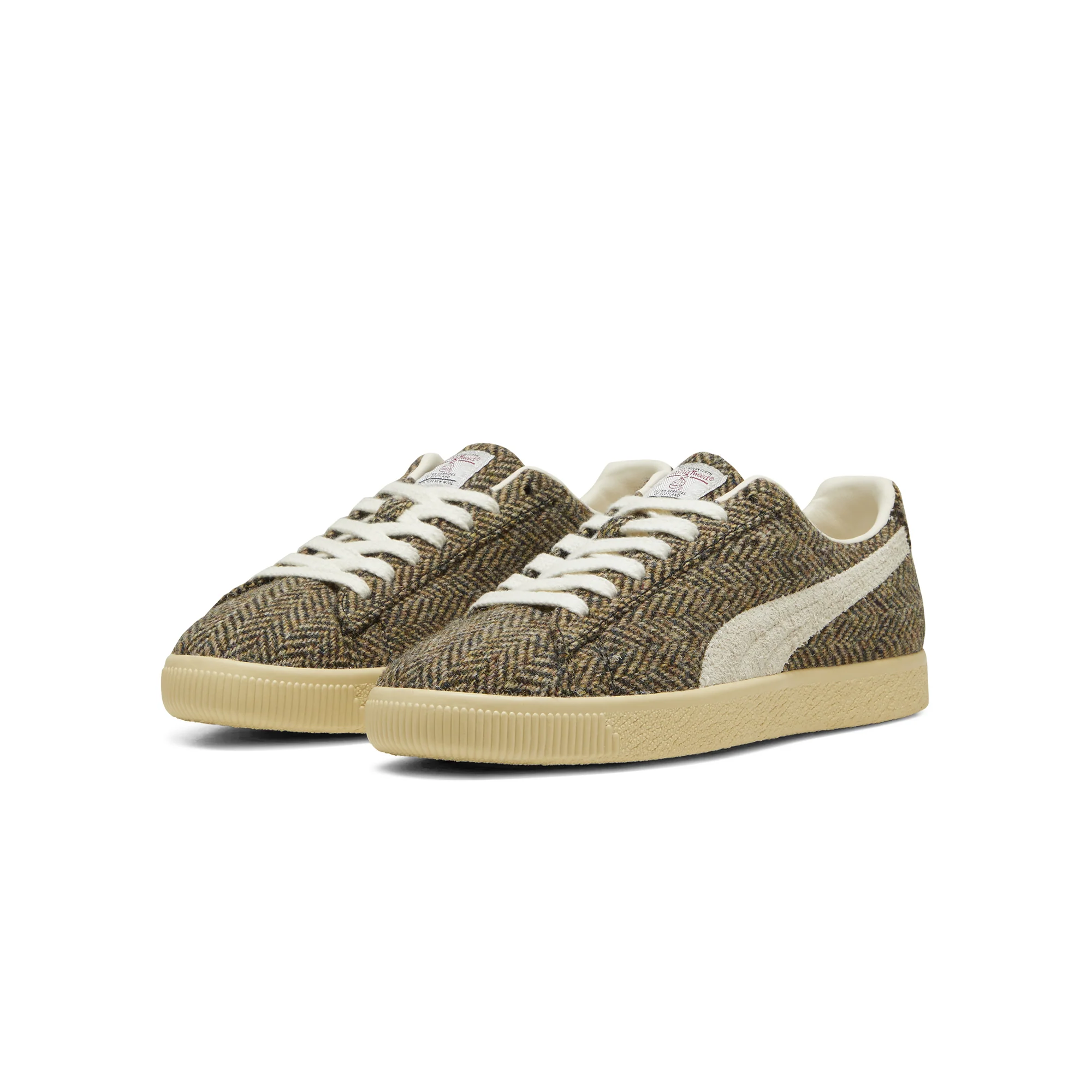 Puma Mens Clyde Harris Tweed Shoes - Image 2