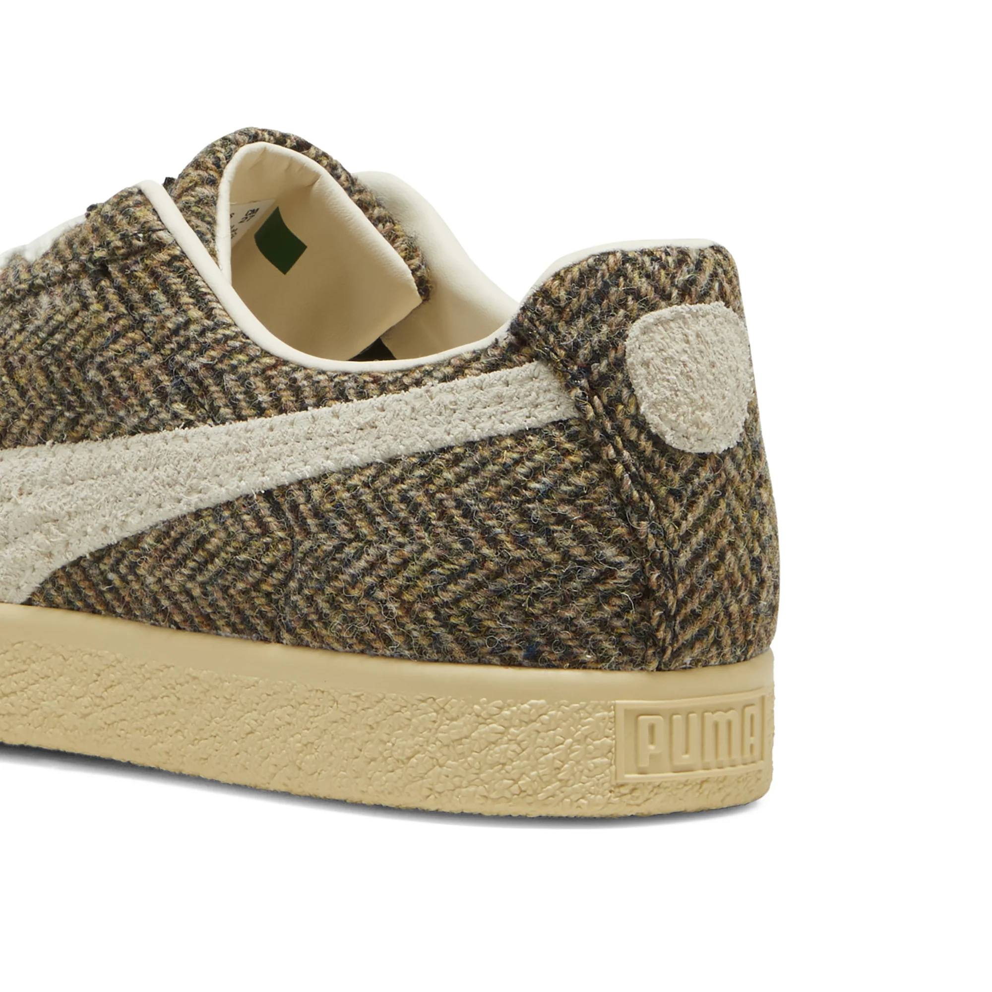 Puma Mens Clyde Harris Tweed Shoes - Image 3