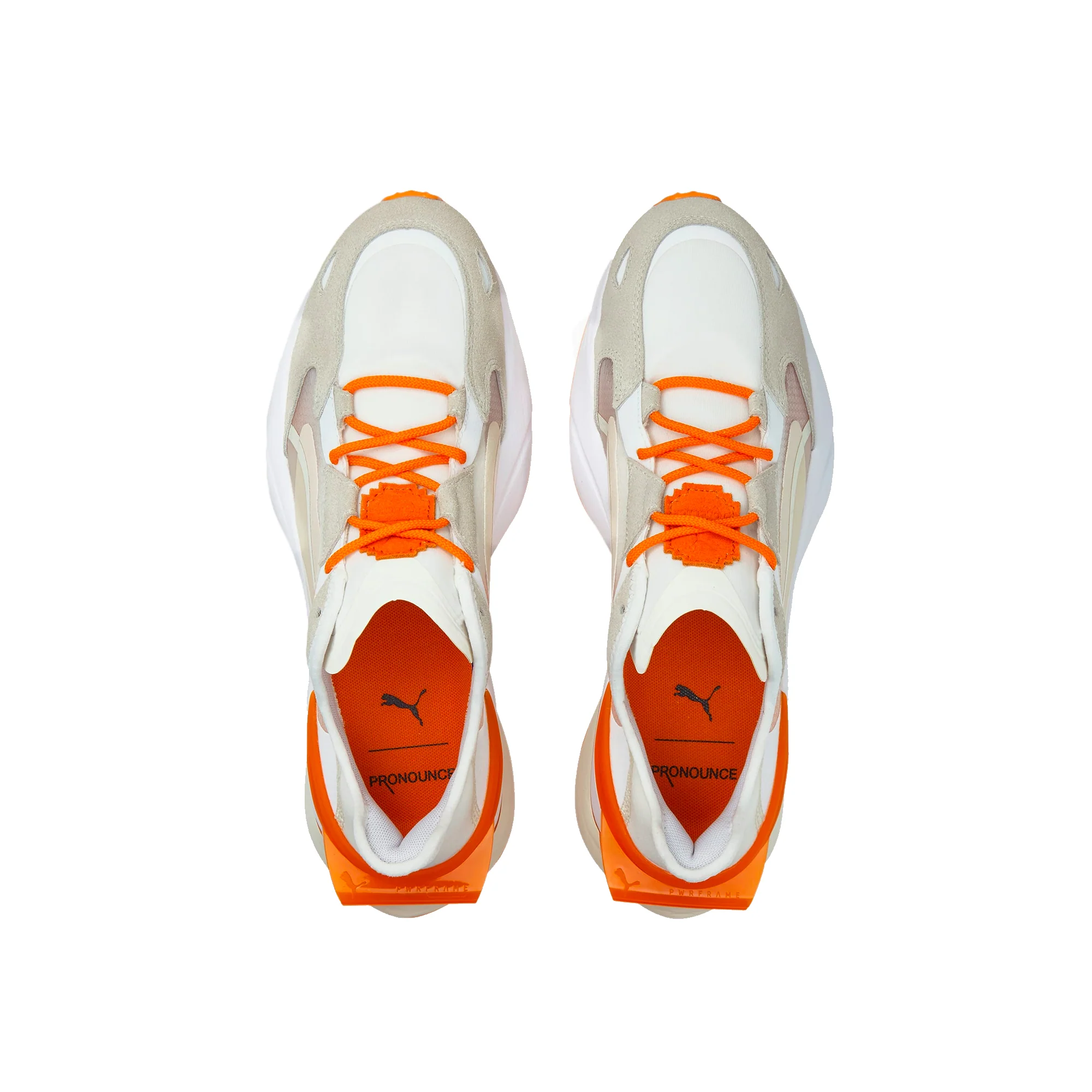 Puma Mens Powerframe OP-1 PRONOUNCE Shoes 'Puma White' - Image 4