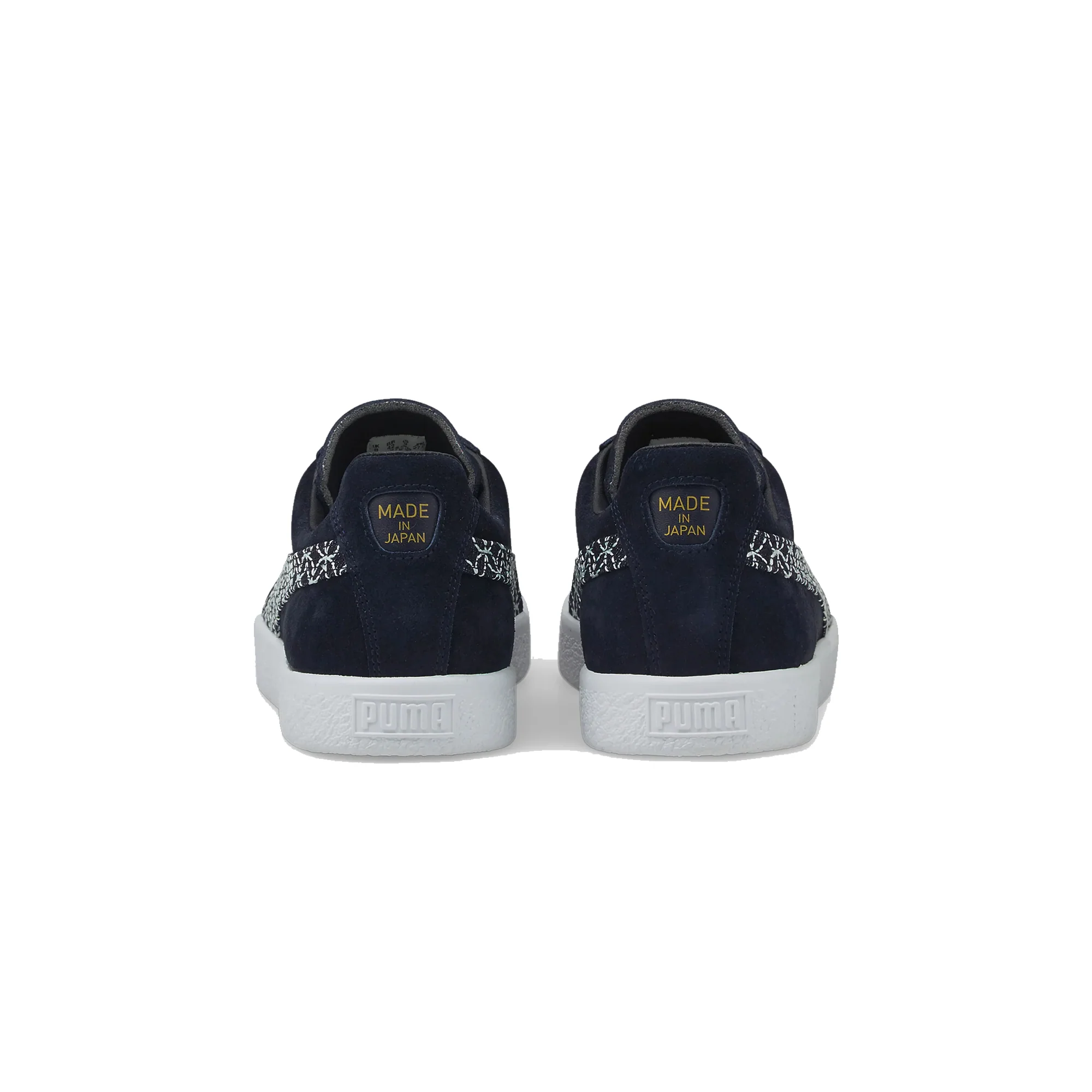 Puma Mens Suede VTG MIJ Sashiko Shoes 'Intense Blue' - Image 3