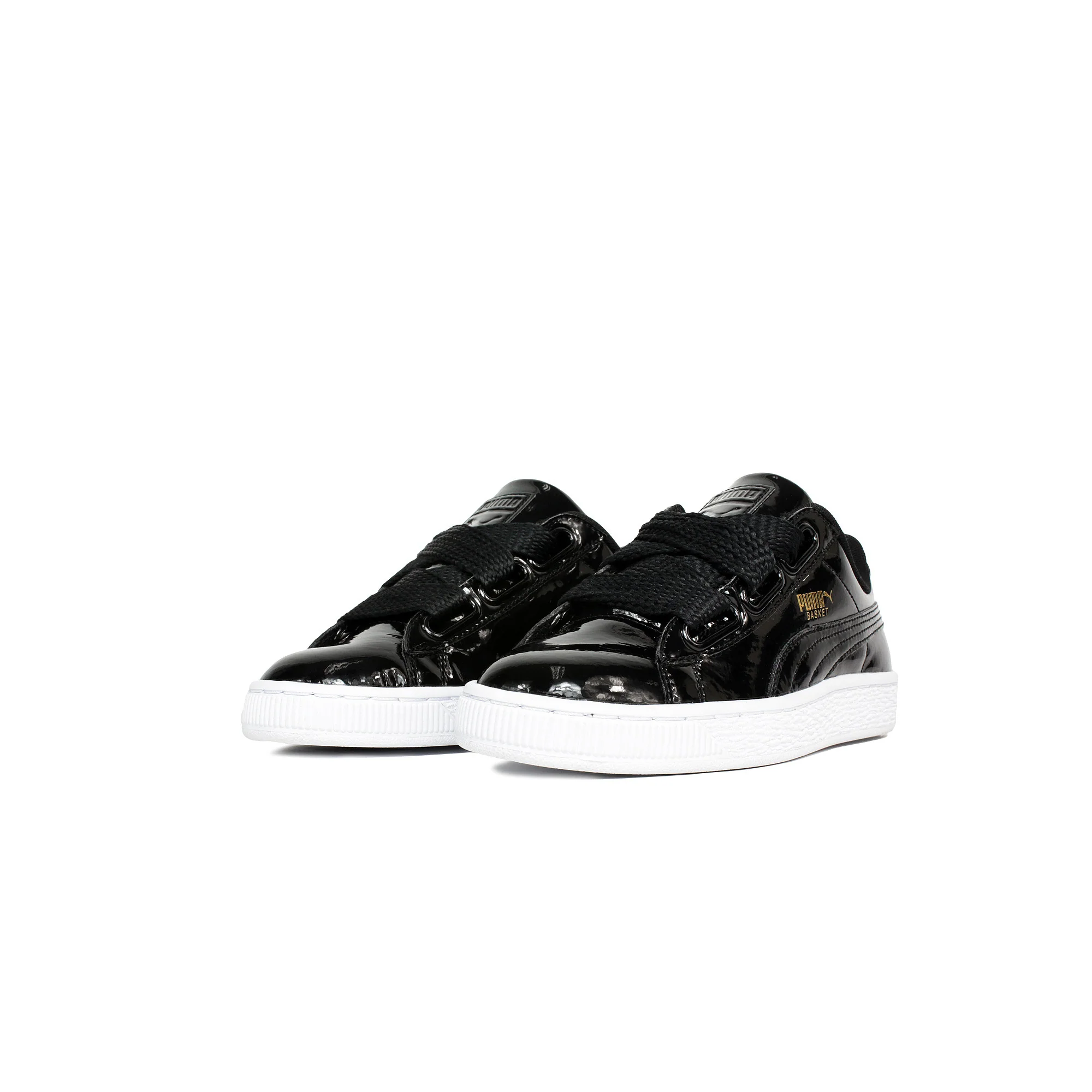 Puma Women's Basket Heart Patent [363073-01] - Image 2