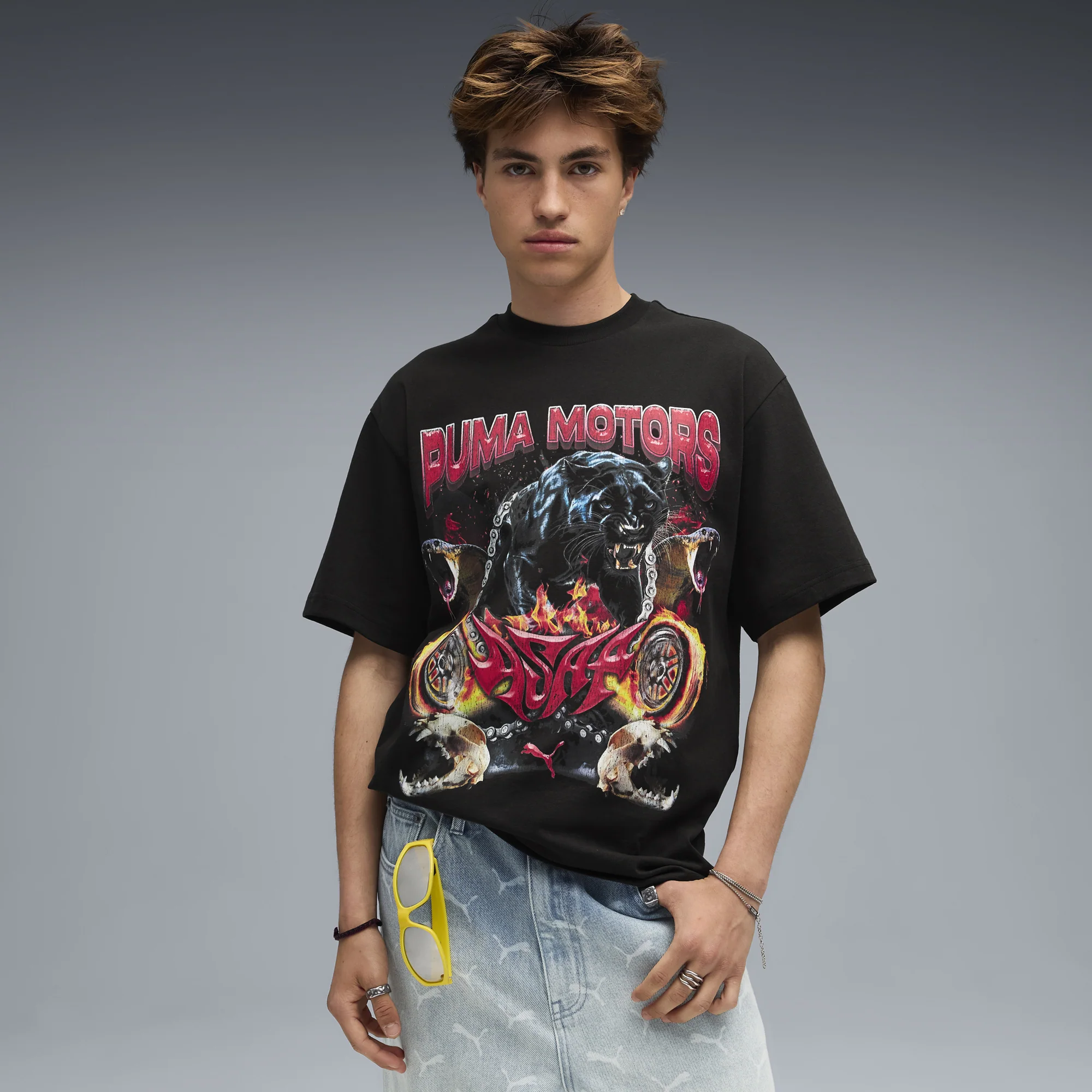 Puma x A$AP Rocky Mens Motors Tee - Image 2